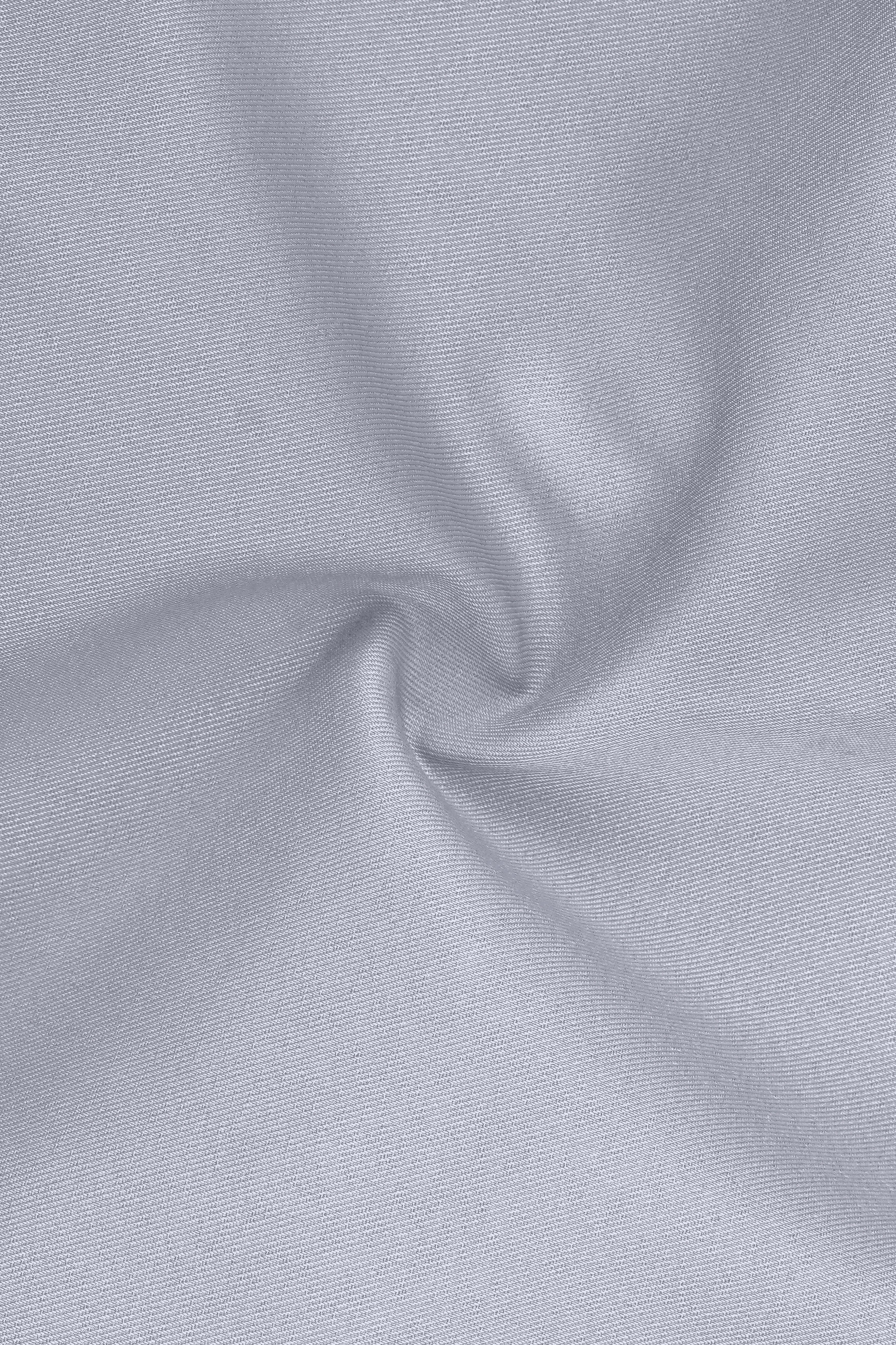 Ashvaro-Manatee Gray Slight Stretch Subtle Sheen Poly-Viscose Double Breasted Blazer