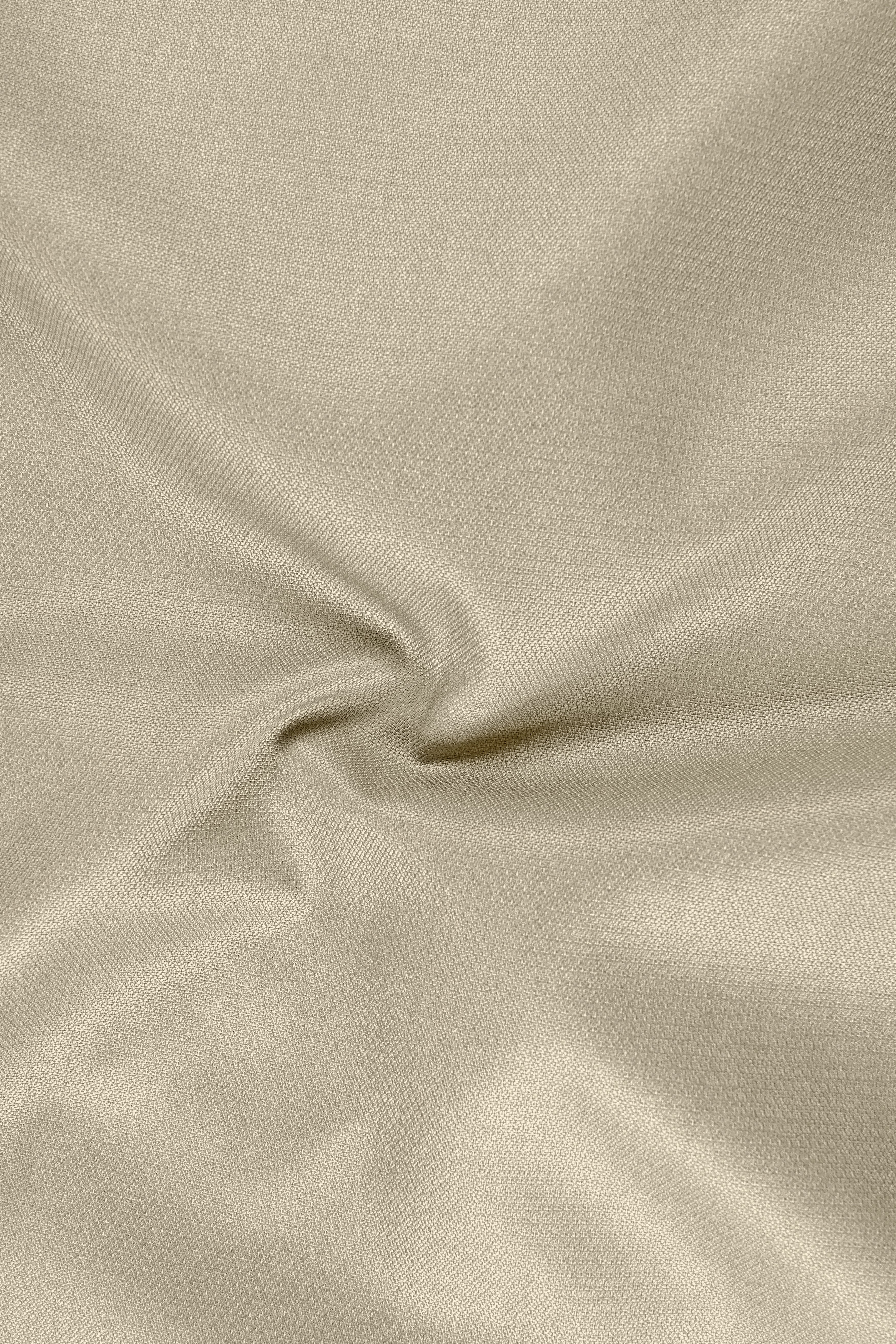 Vellum-Rodeo Cream Diamond Textured Wool Rich Slight Stretch Single Breasted Blazer