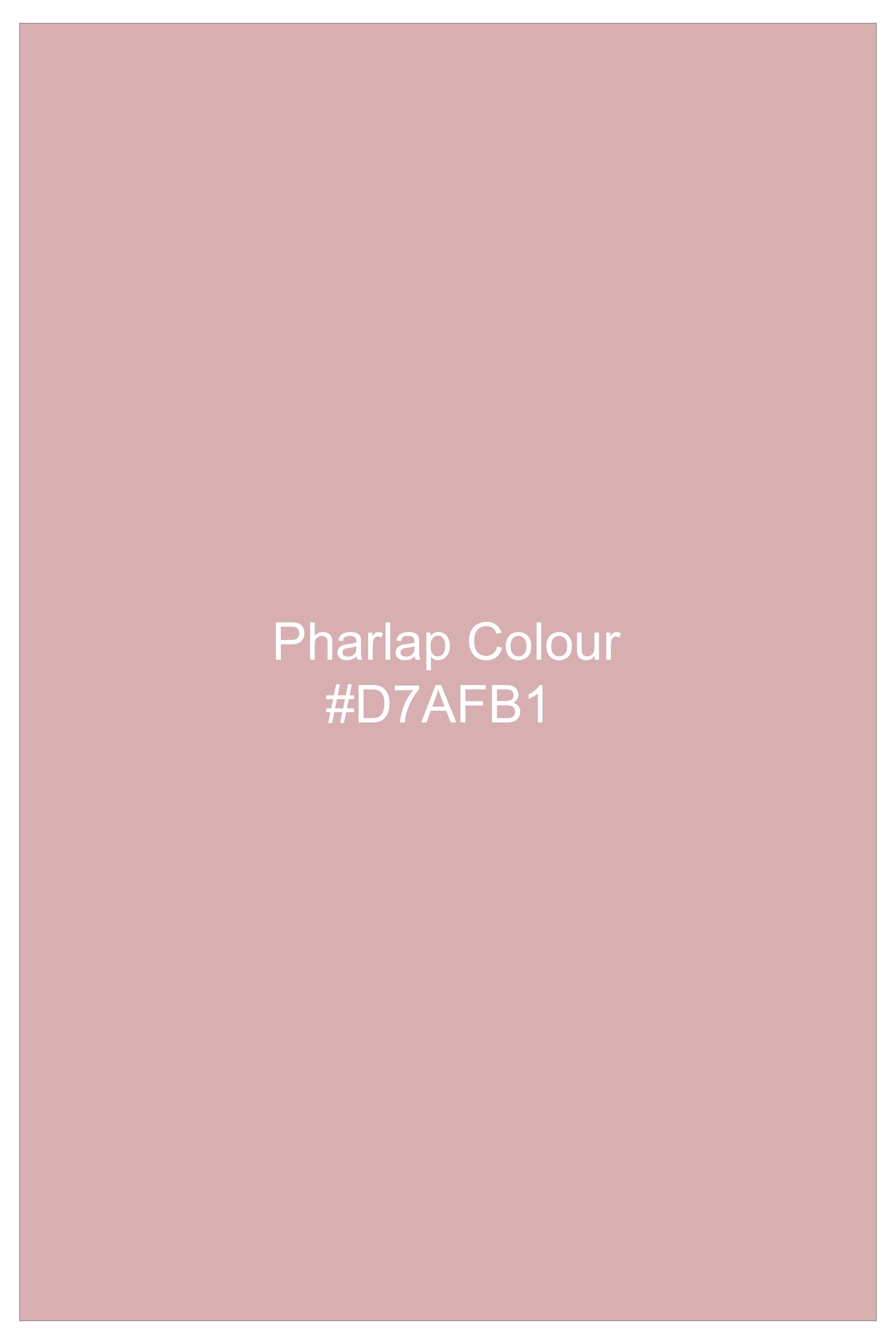 Solenne-Korean Pharlap Peach 4-Way Stretch Wrinkle-Free Wool Rich Double Breasted Blazer