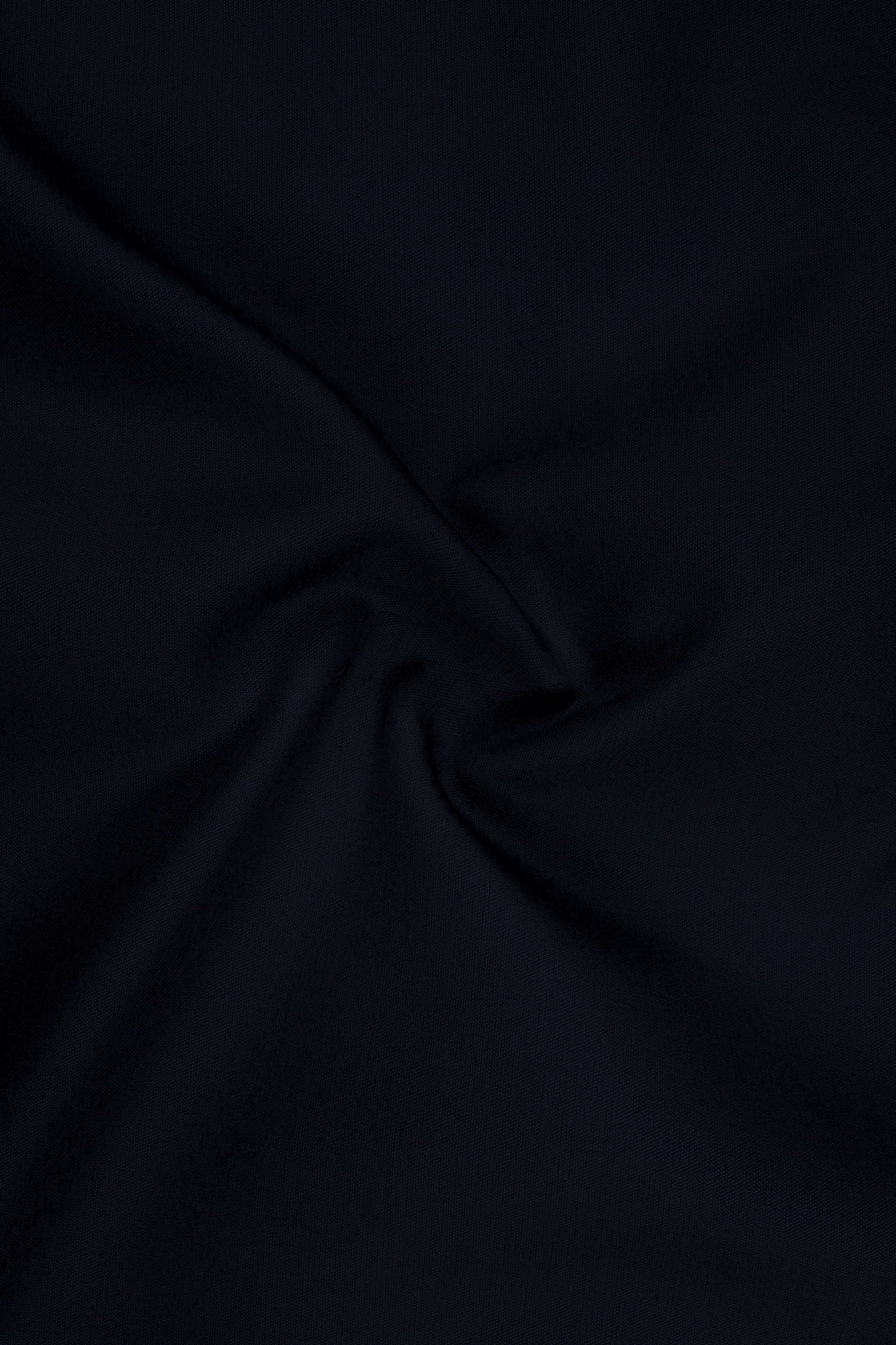 Nero-Korean Tealish Navy 4-Way Stretch Wrinkle-Free Wool Rich Double Breasted Blazer