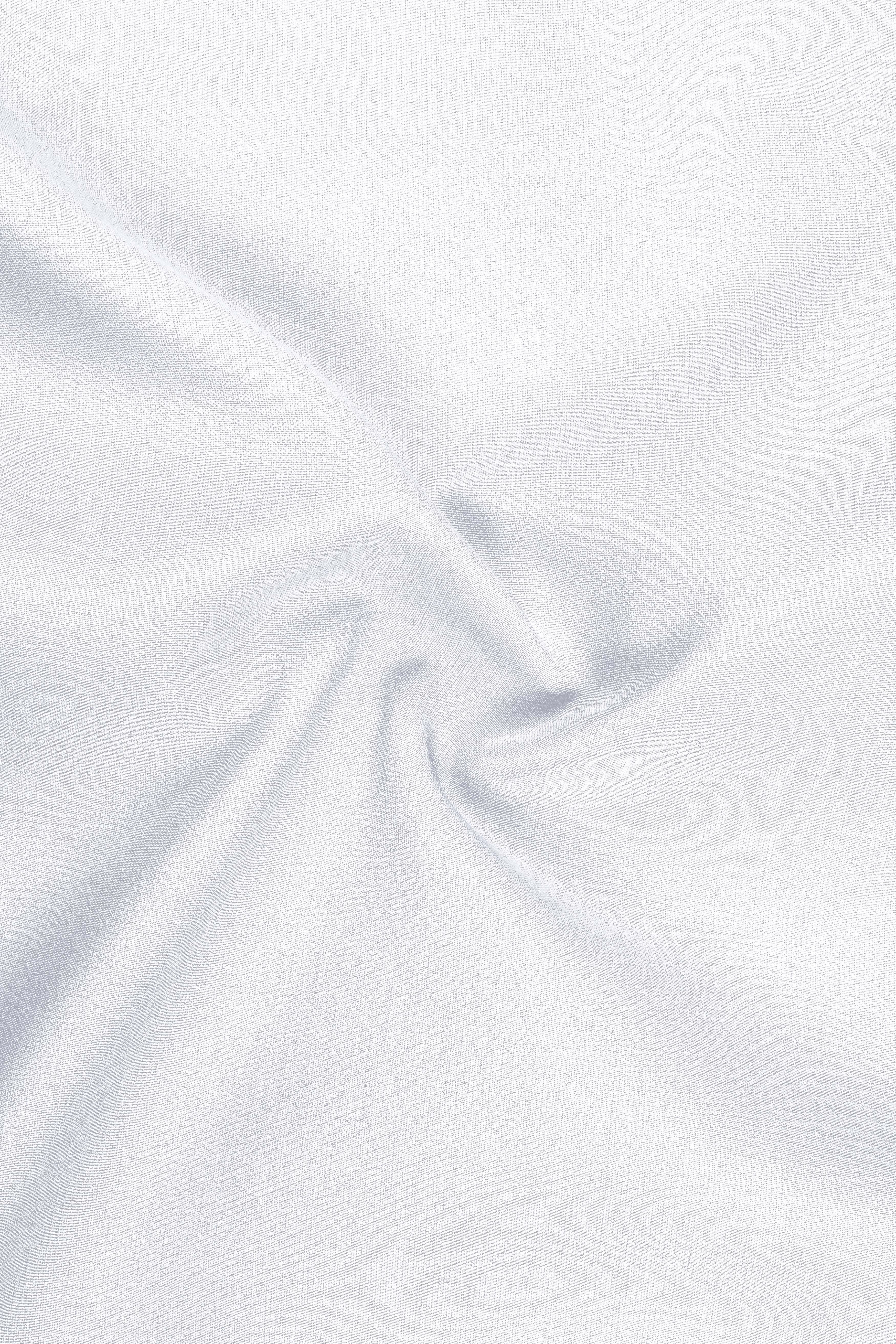 Lumier-Korean Bright White 4-Way Stretch Wrinkle-Free Wool Rich Double Breasted Blazer