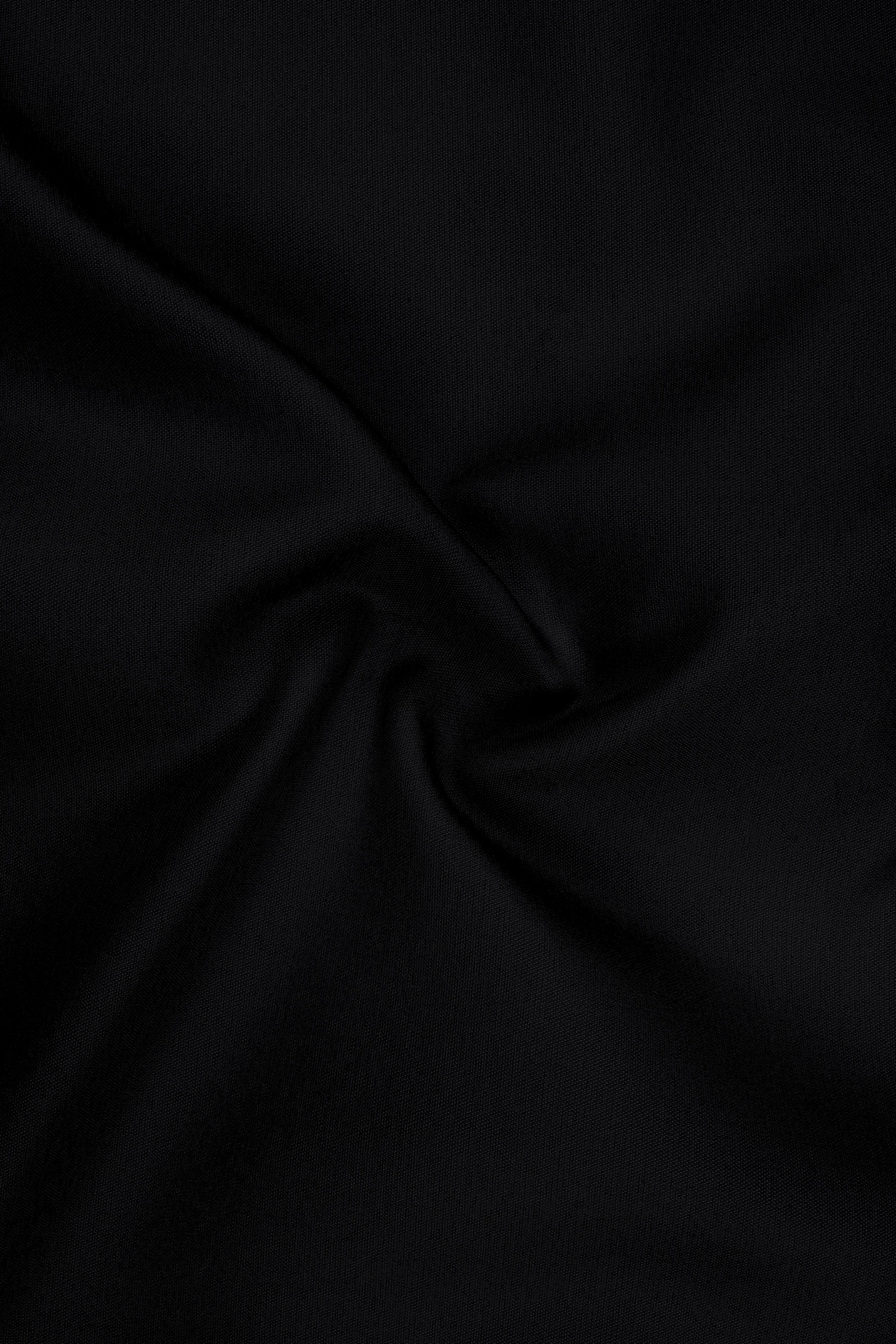 Noir-Jade Black Wool Rich Slight Stretch Single Breasted Blazer