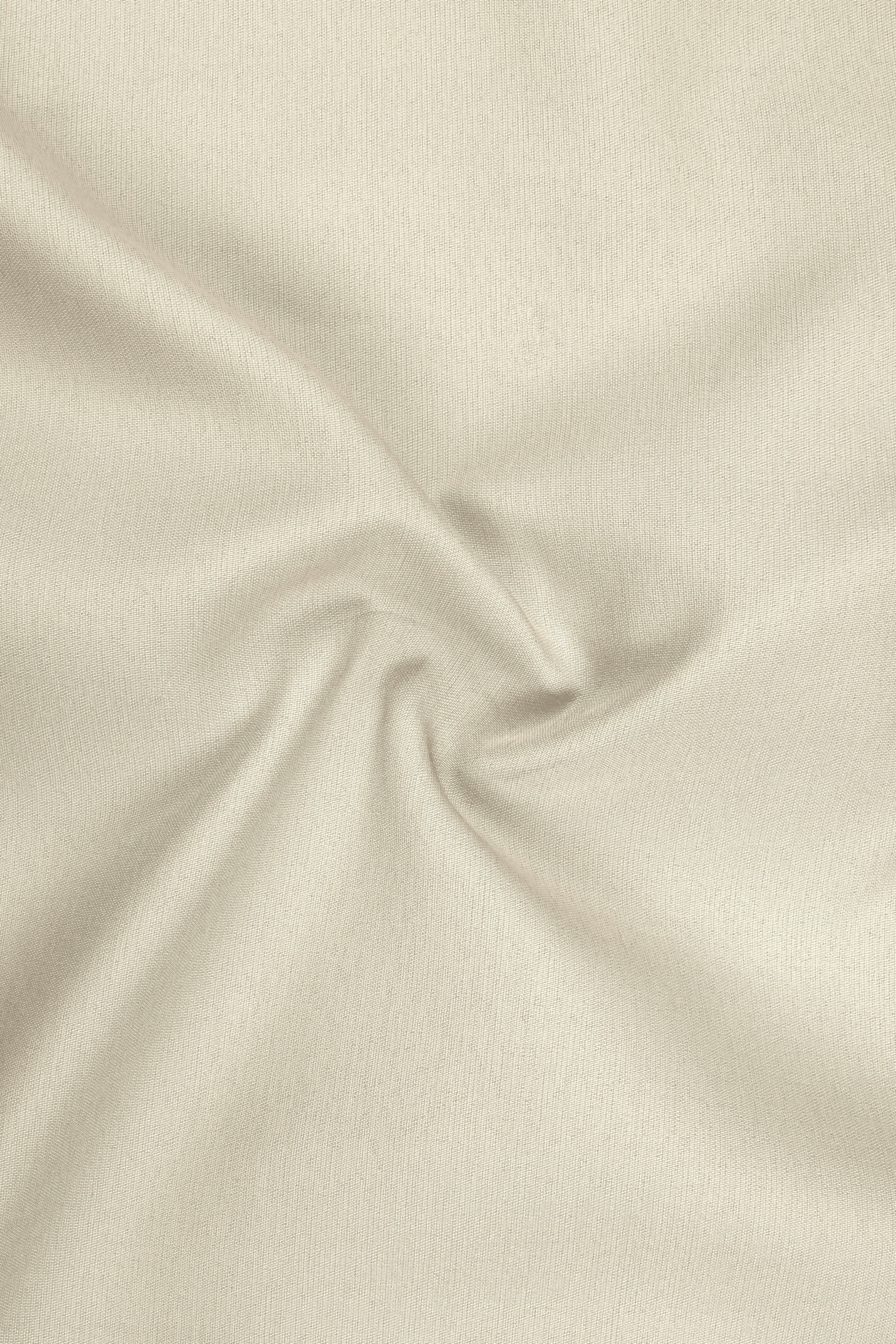 Ivora-Almond Cream Wool Rich Slight Stretch Double Breasted Blazer