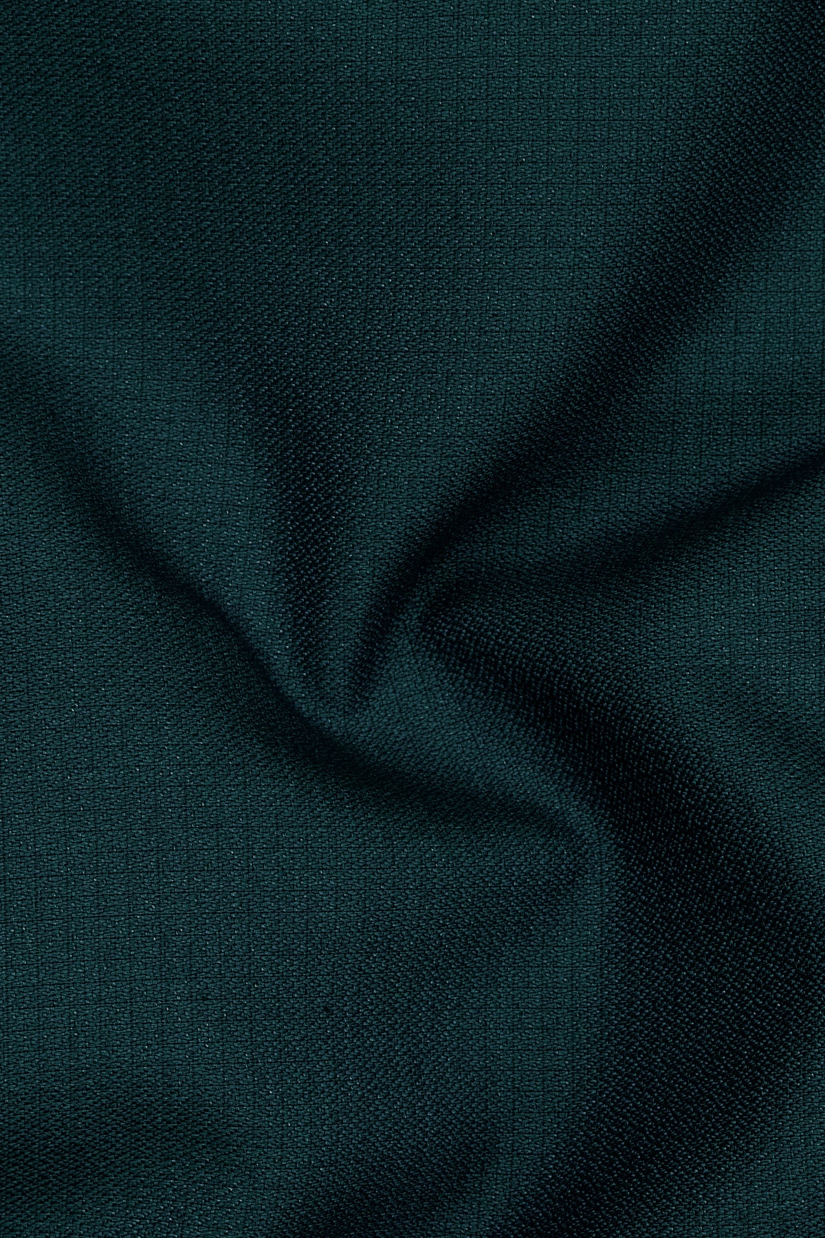 Facet-Dianne Green Diamond Textured Wool Rich Slight Stretch Bandhgala Blazer
