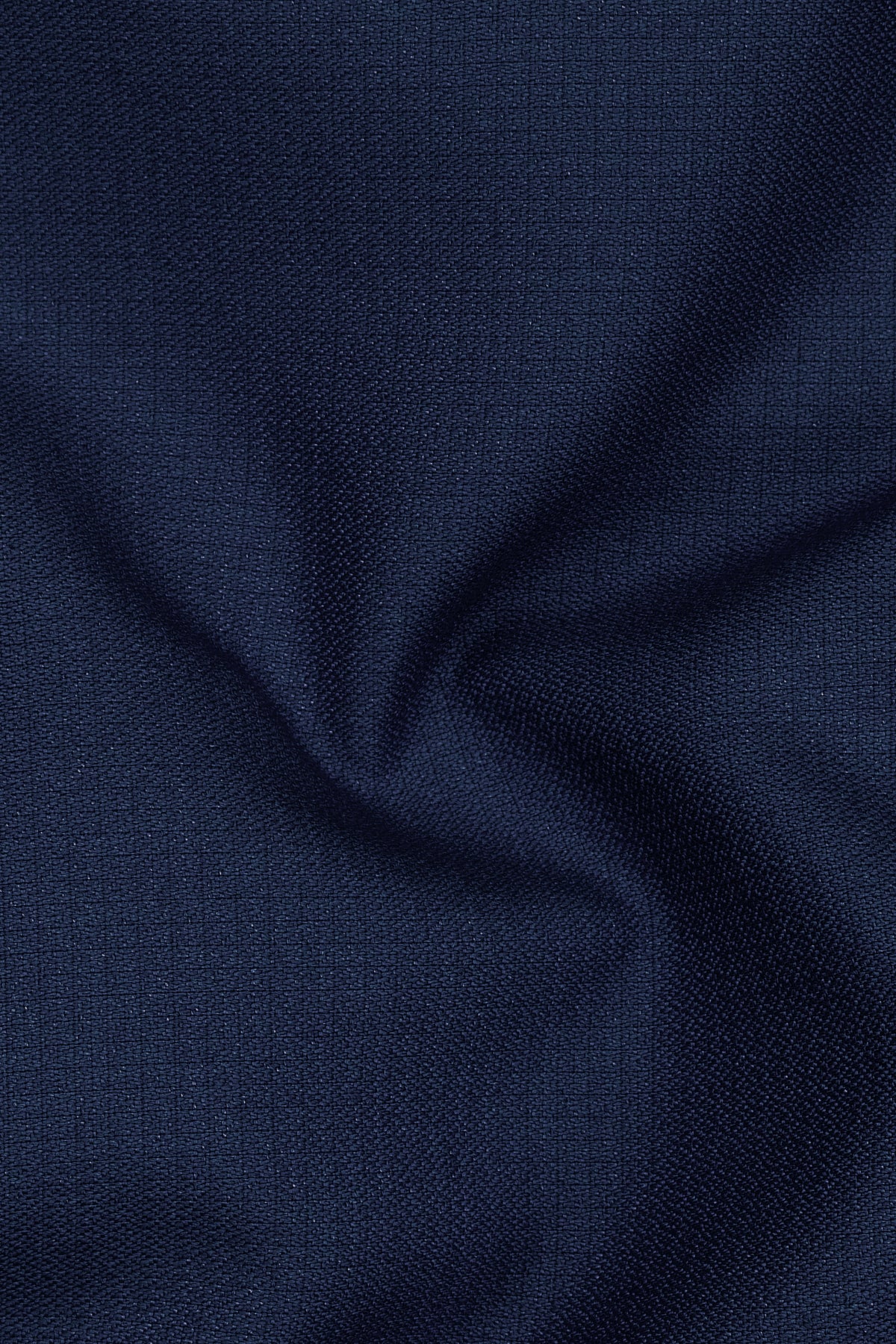Regent-Ebony Blue Diamond Textured Wool Rich Slight Stretch Double Breasted Blazer