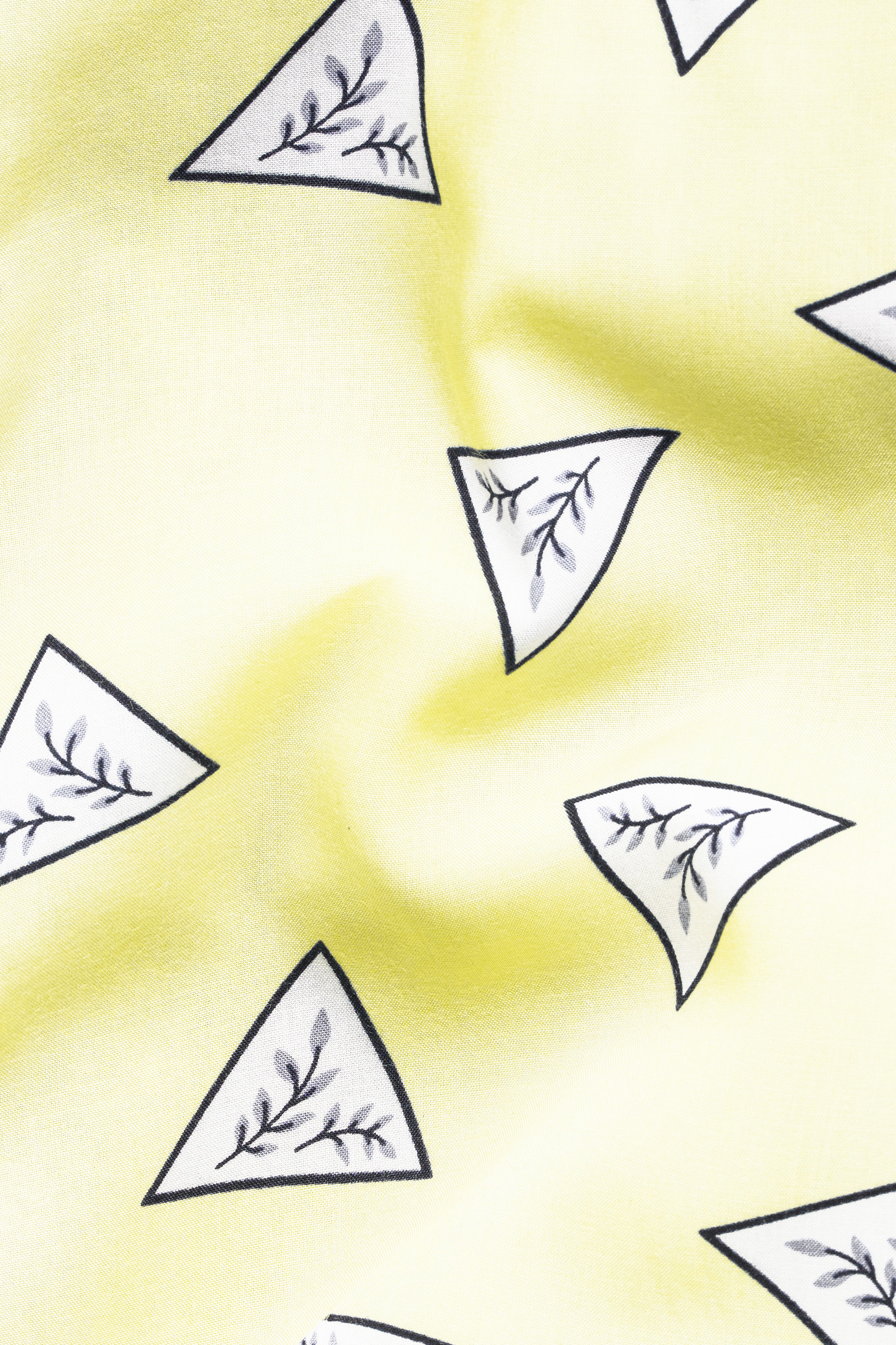 Astra Yellow Triangle Printed Premium Cotton Boxer BX556-28, BX556-30, BX556-32, BX556-34, BX556-36, BX556-38, BX556-40, BX556-42, BX556-44