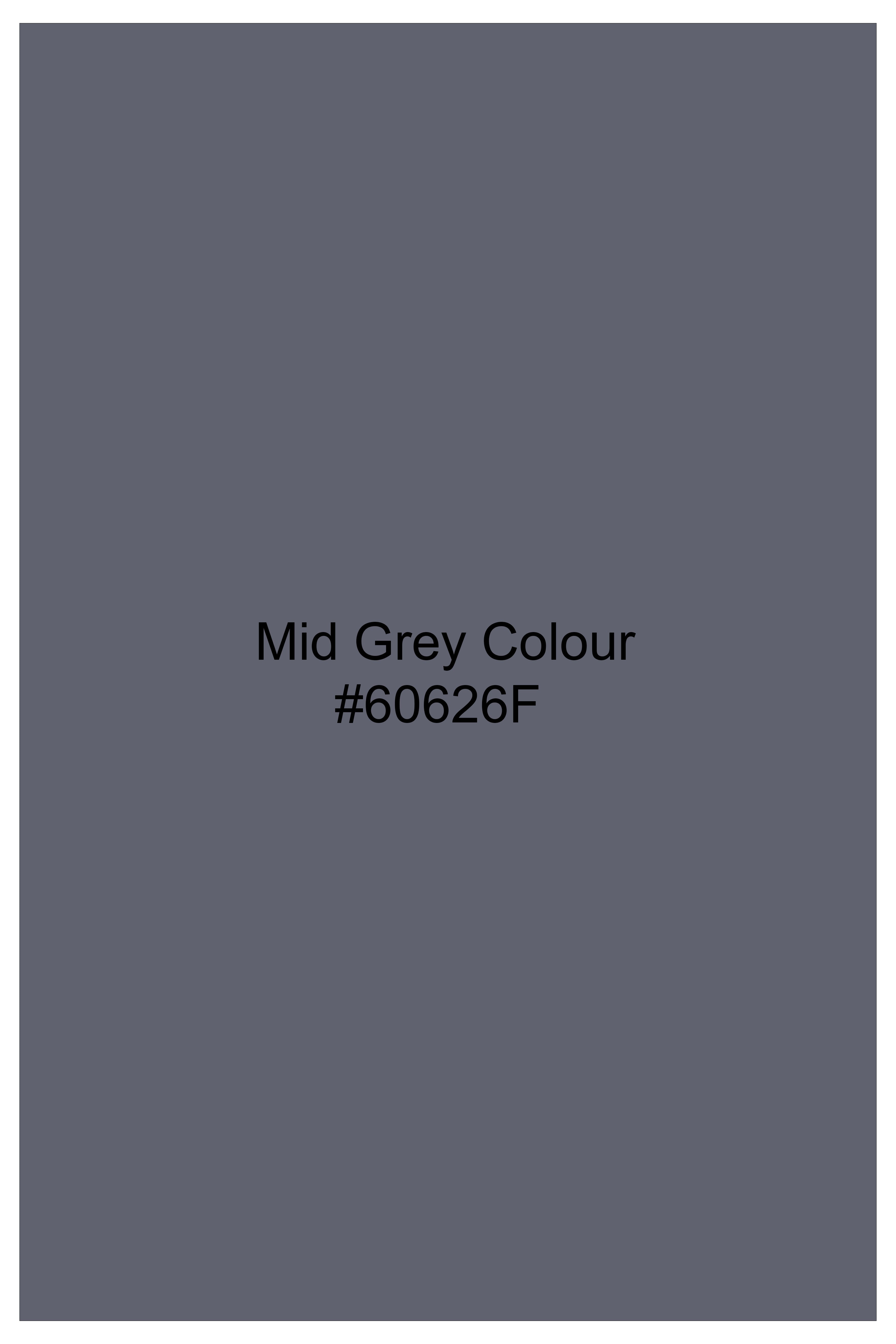 Mid Gray Dotted Dobby Textured Premium Cotton Boxer