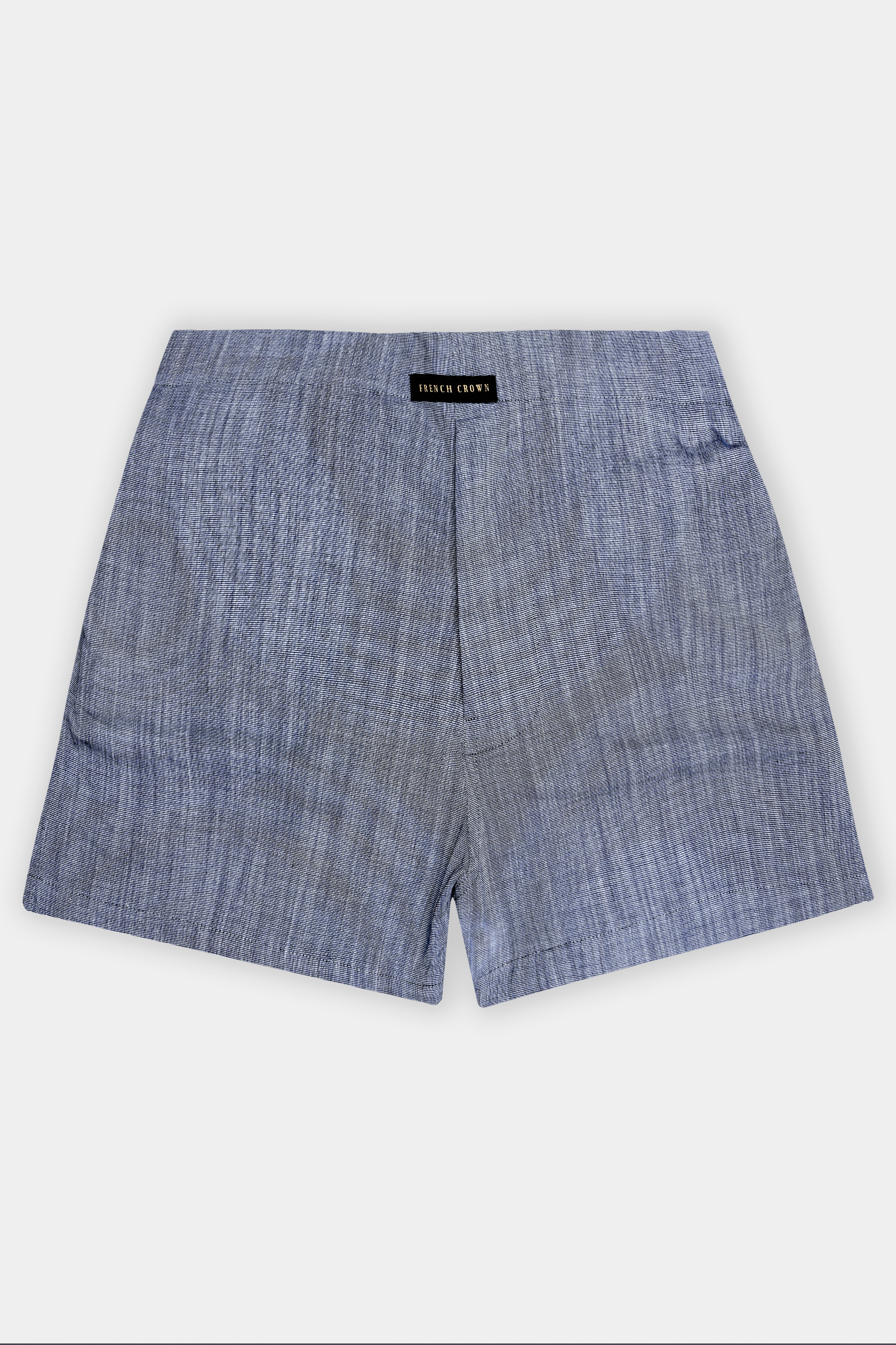 Steal Gray Solid Chambray Cotton Boxer