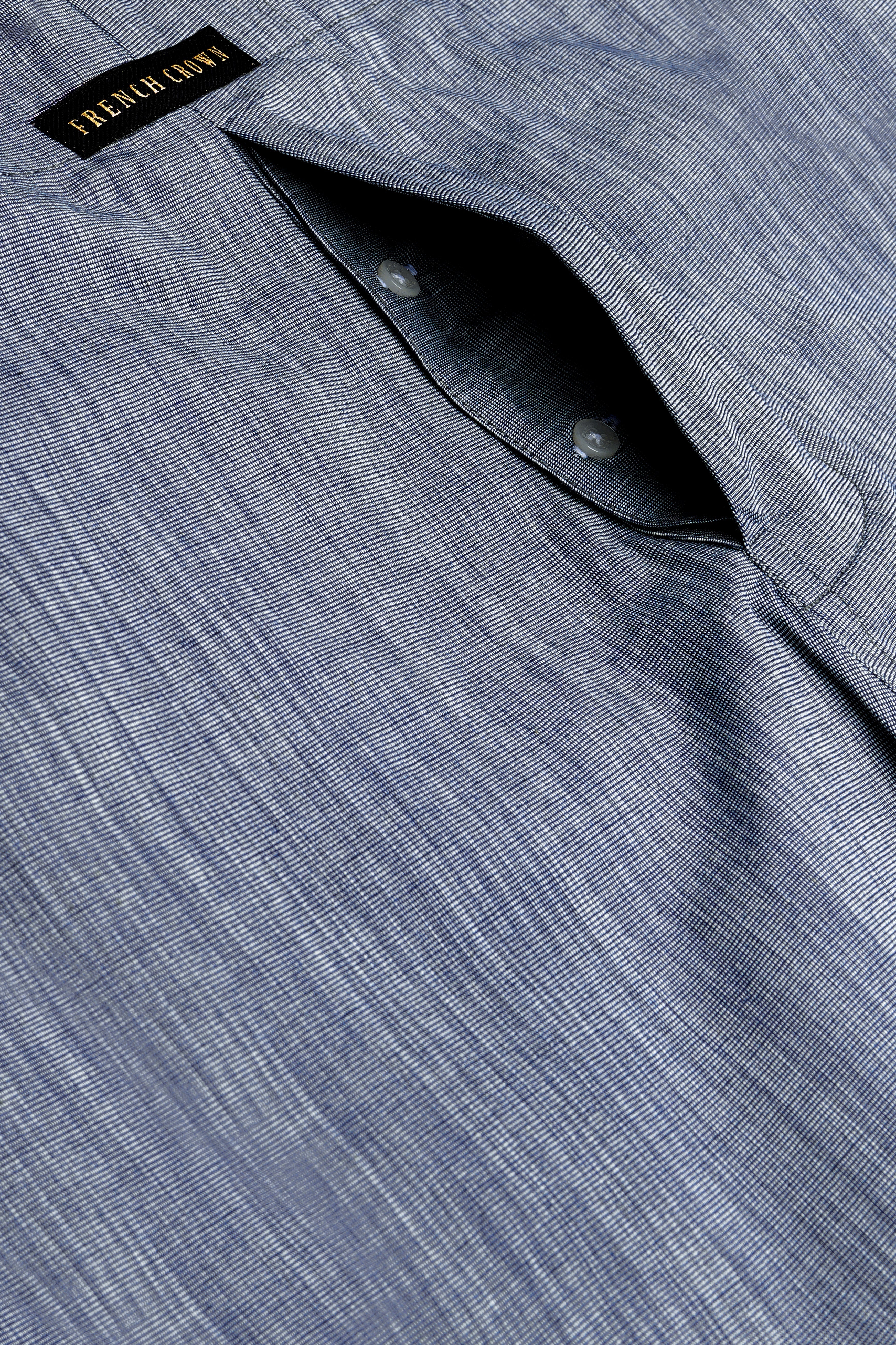 Steal Gray Solid Chambray Premium Cotton Boxer
