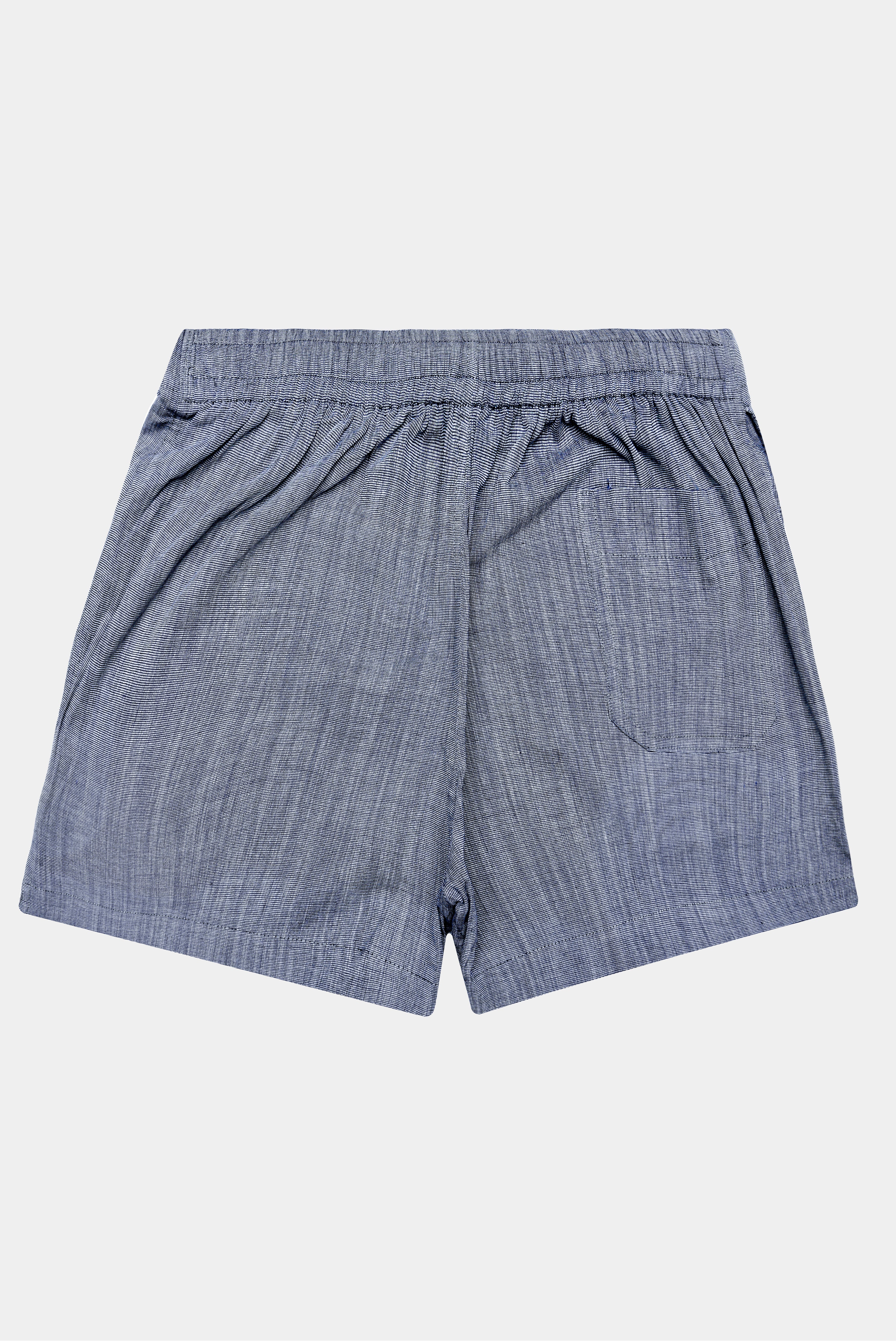 Steal Gray Solid Chambray Premium Cotton Boxer