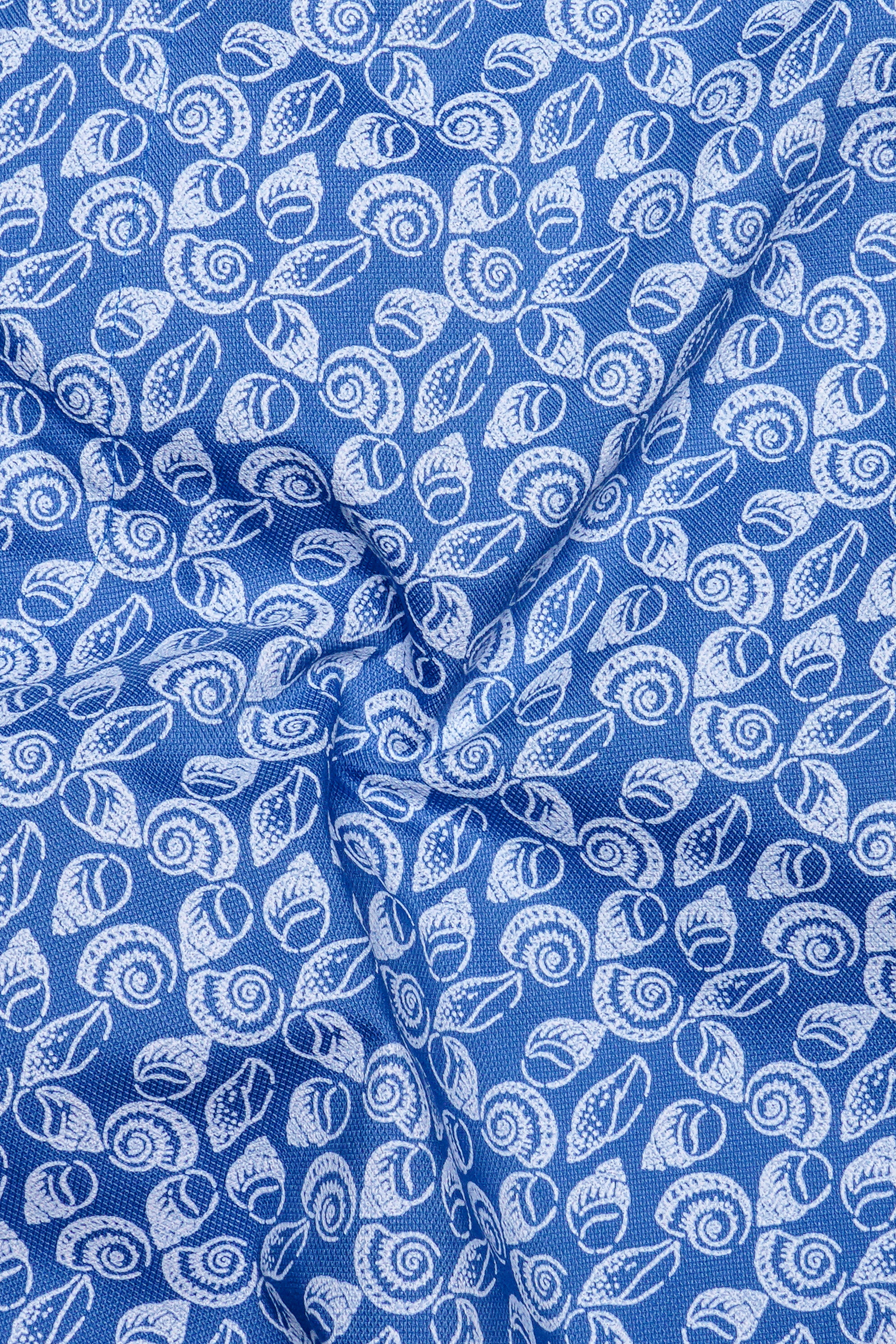 Mariner Blue Dobby Textured Premium Giza Cotton Boxer