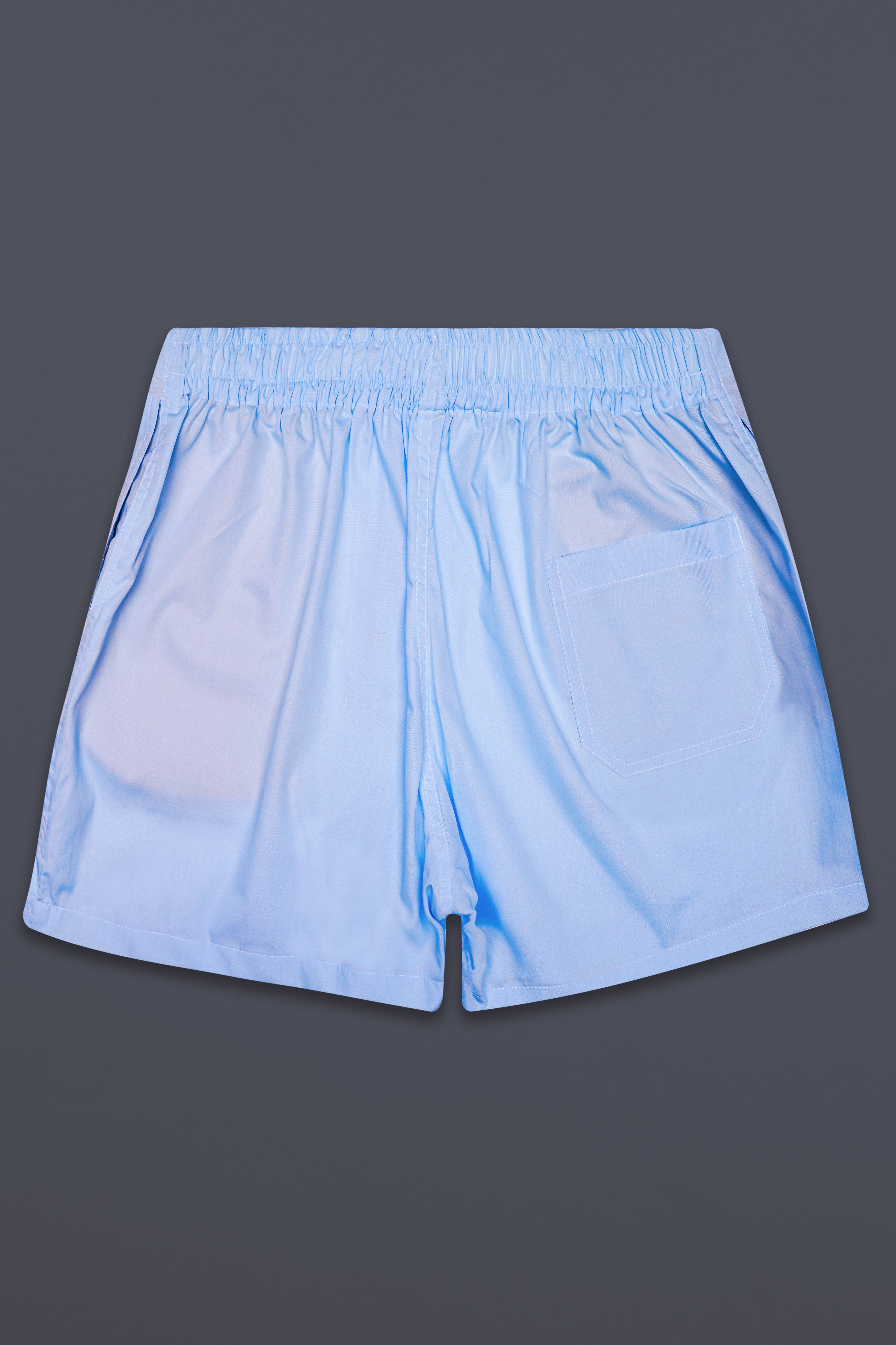 Perano Blue Solid Super Soft Premium Cotton Boxer
