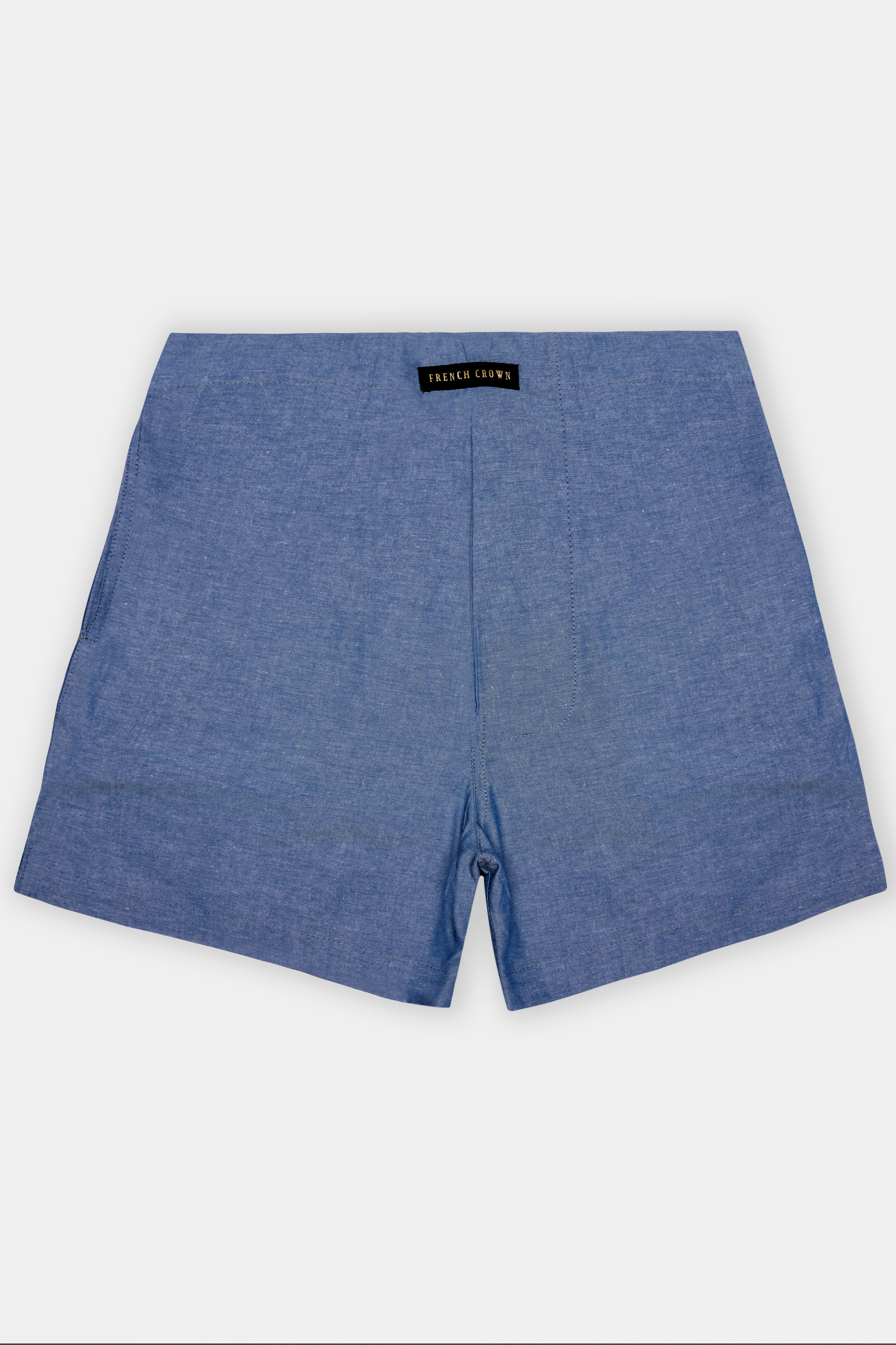 Comet Gray Solid Oxford Premium Cotton Boxer