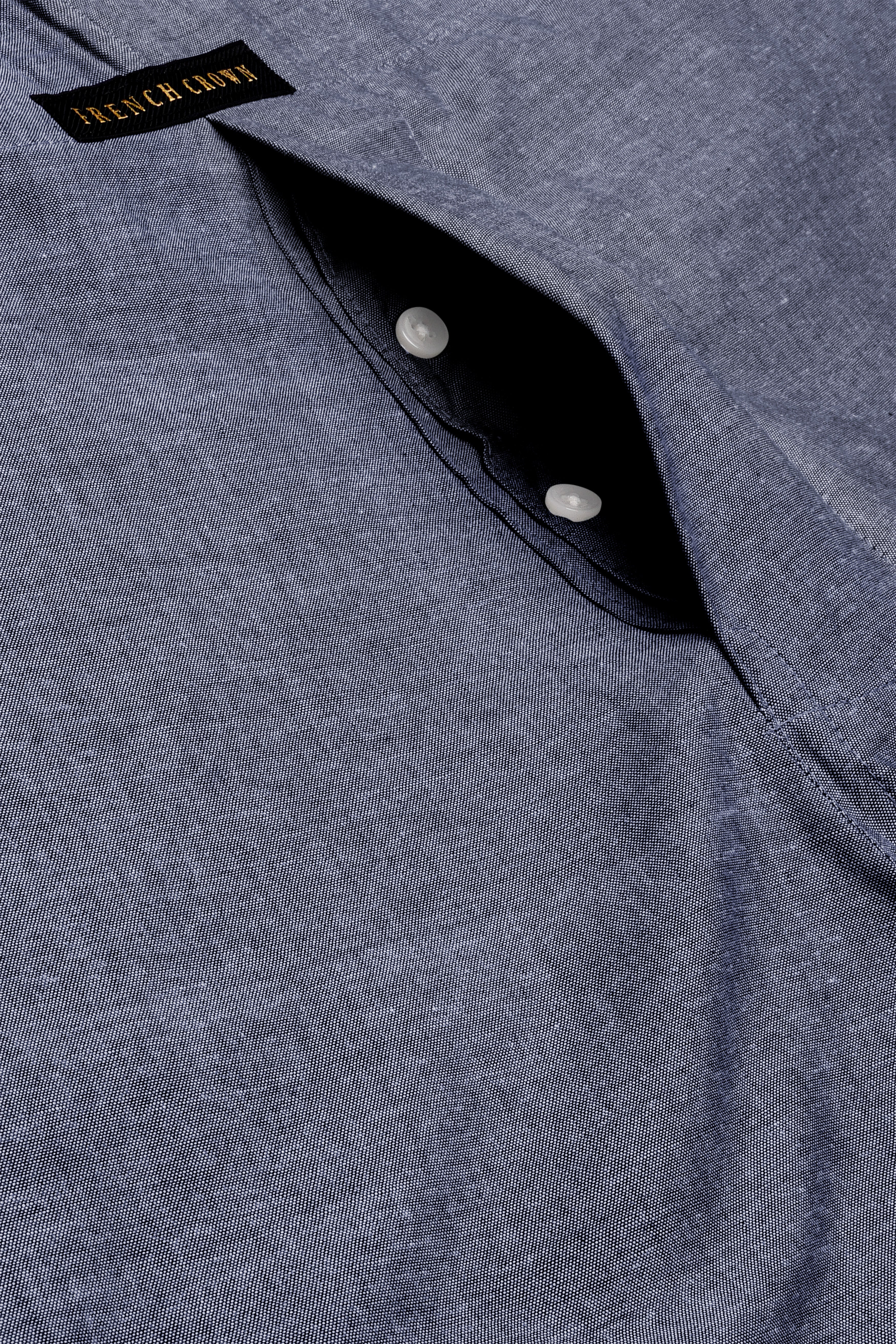 Urban Stone-Dolphin Gray Solid Chambray Premium Cotton Boxer