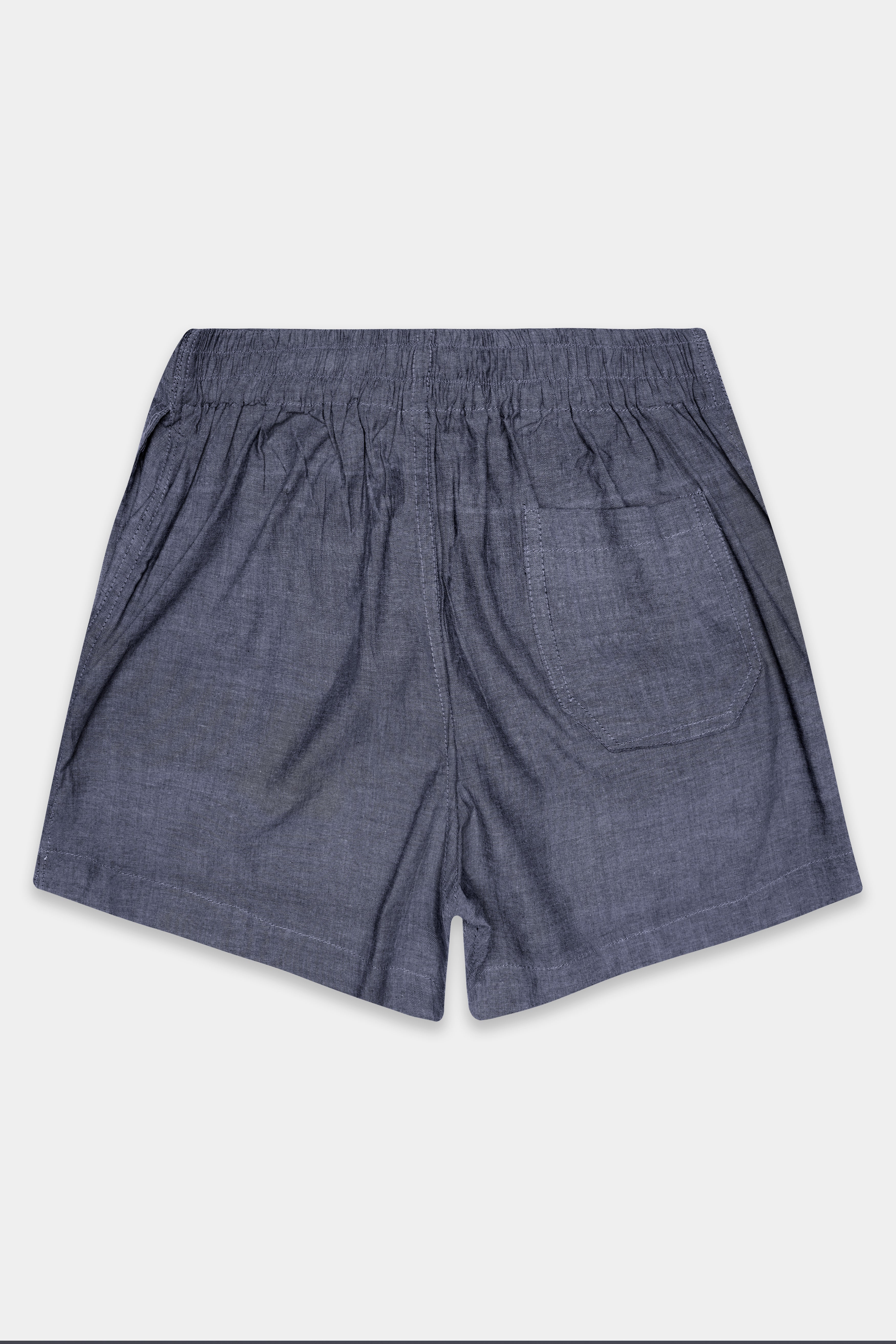 Urban Stone-Dolphin Gray Solid Chambray Premium Cotton Boxer