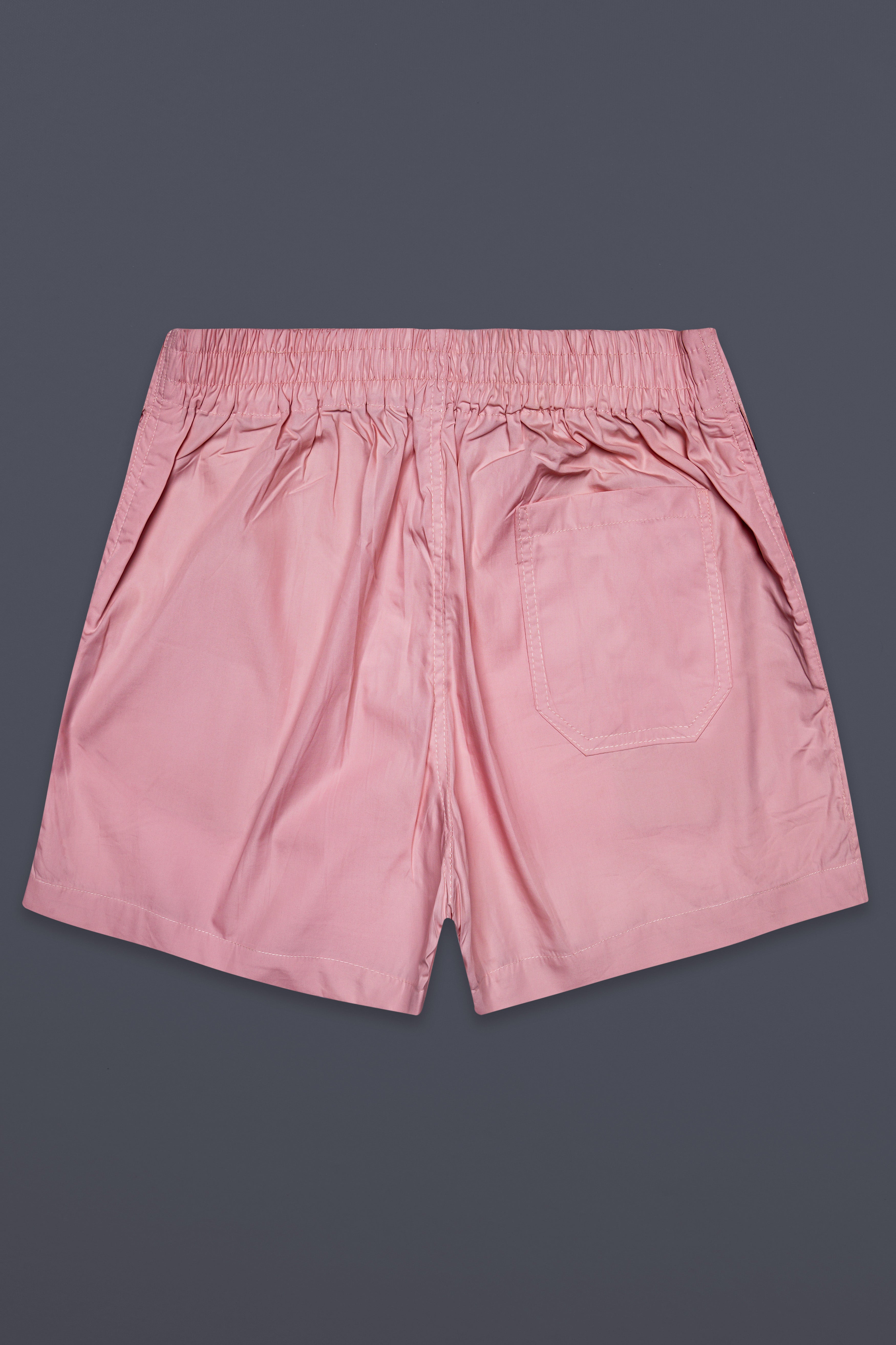 Warm Rose-Wewak Pink Solid Poplin Premium Cotton Boxer