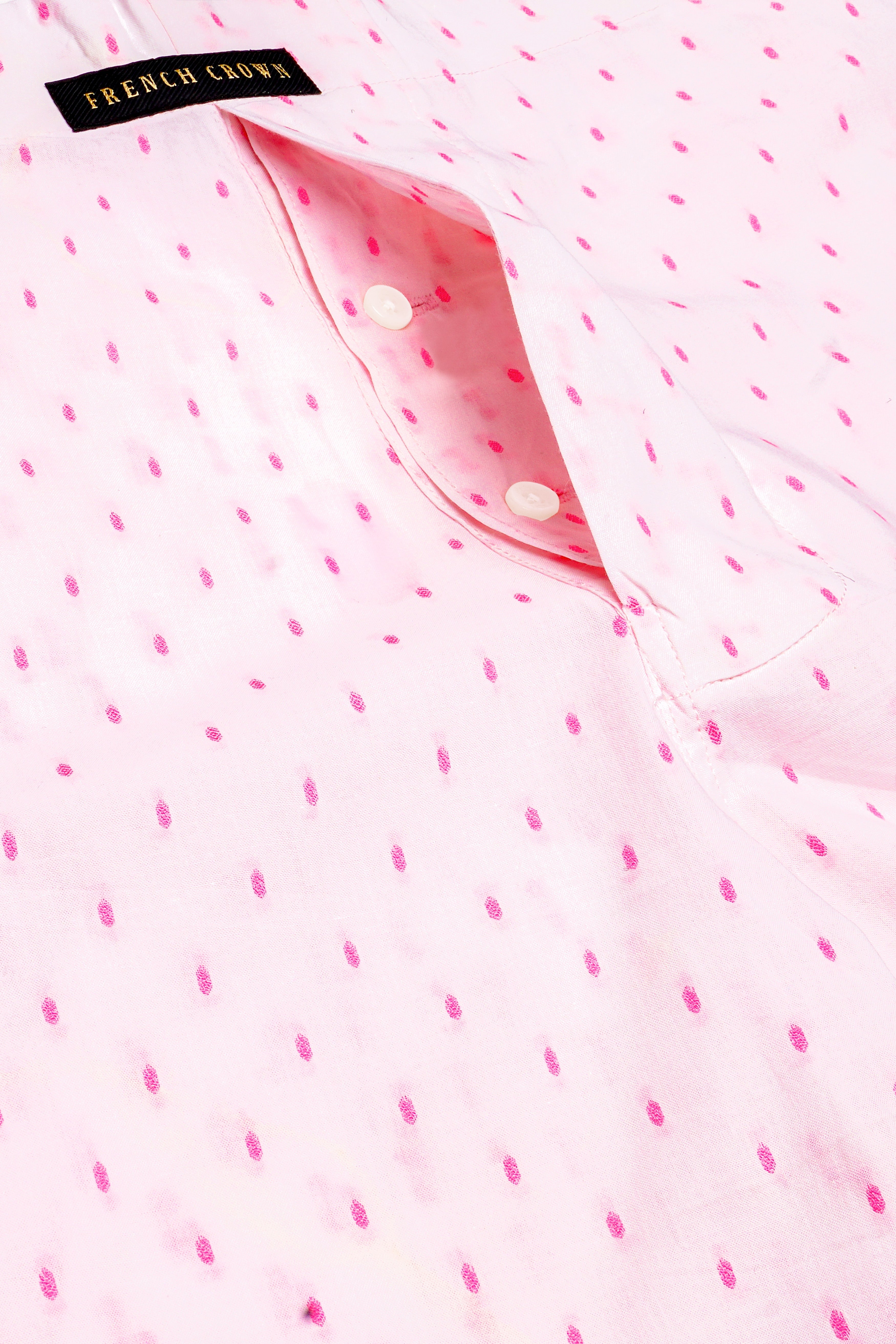 Amour Pink Textured Jacquard Premium Cotton Boxer