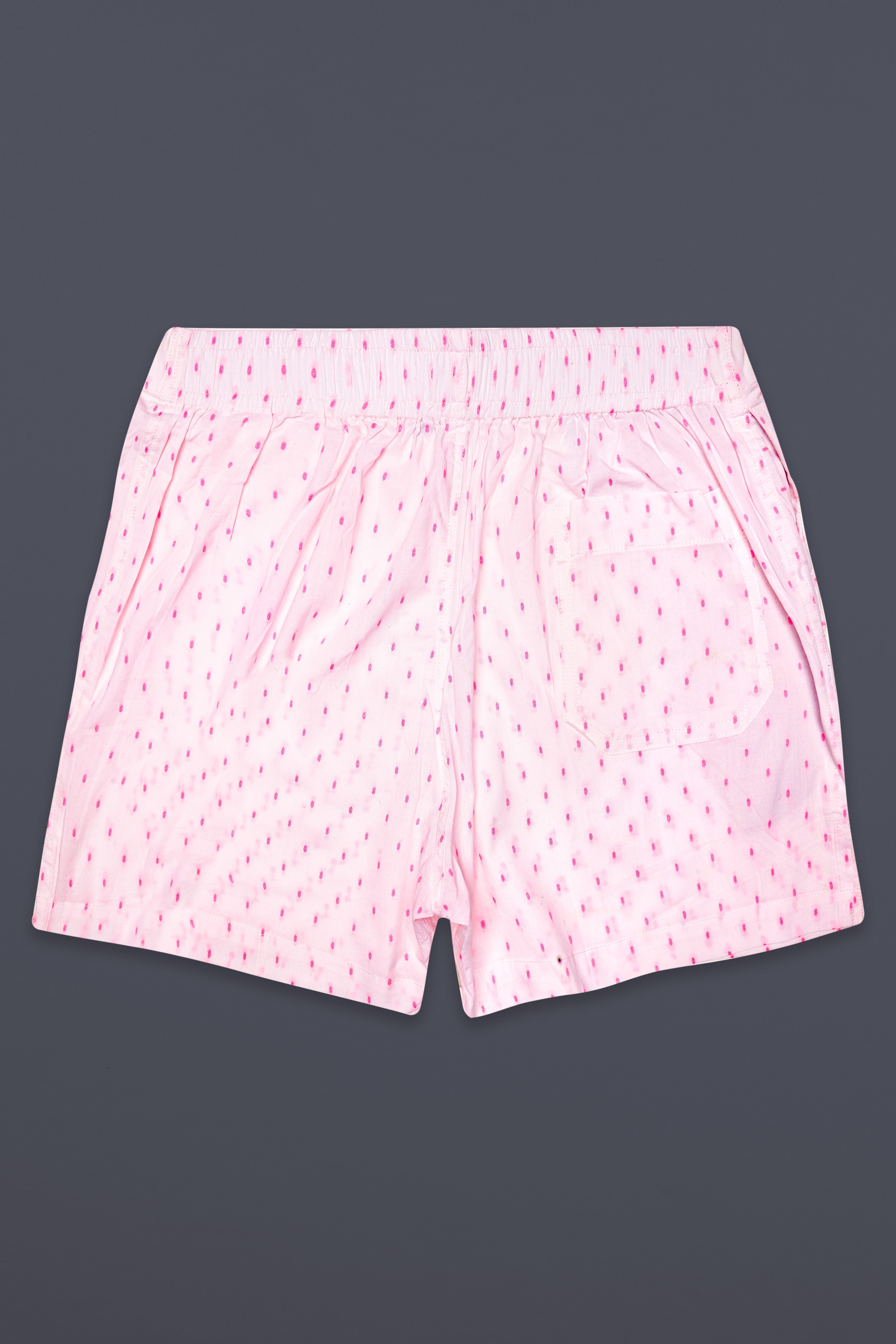 Amour Pink Textured Jacquard Premium Cotton Boxer