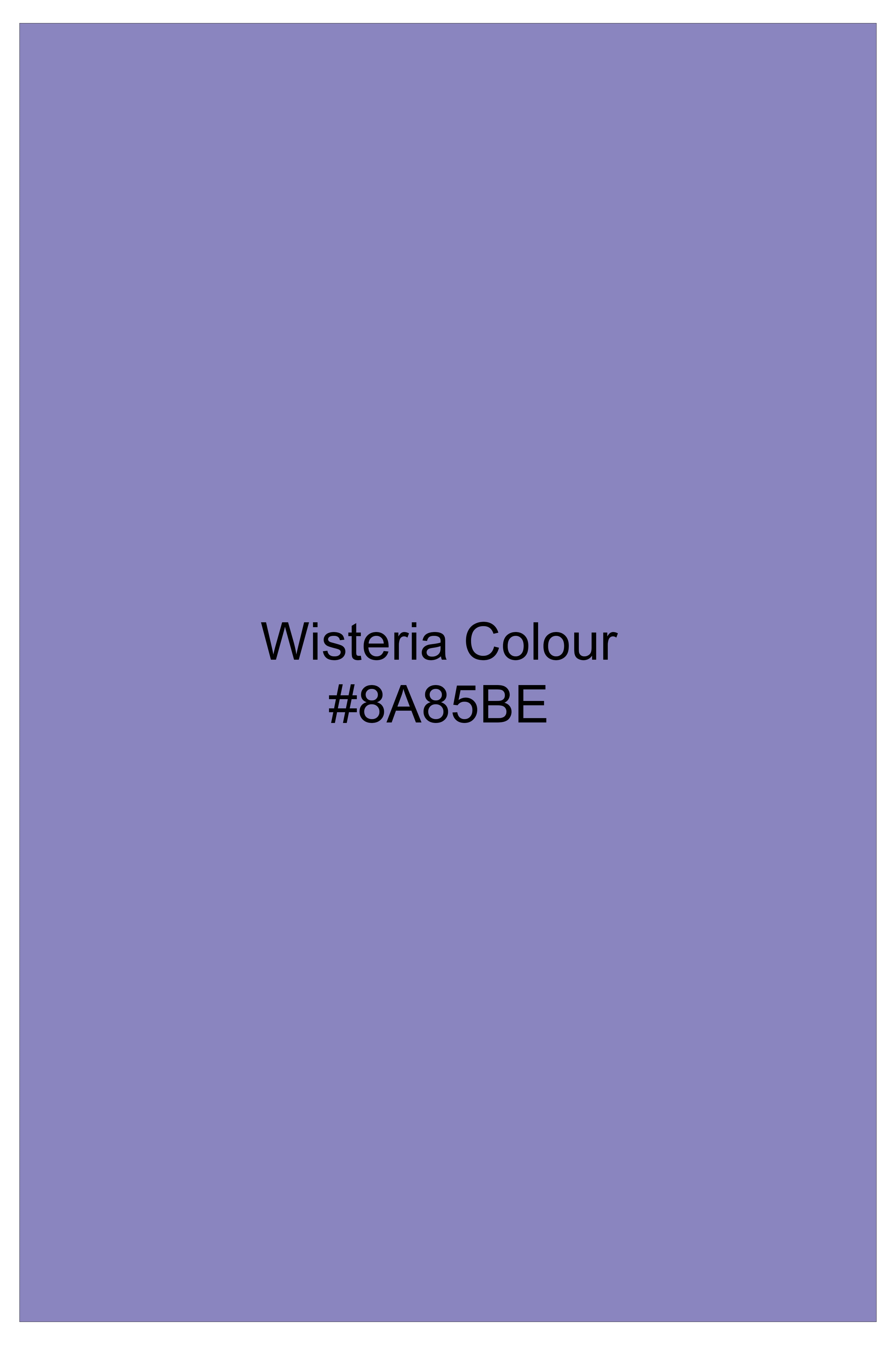 Wisteria Blue Solid Oxford Premium Cotton Boxer