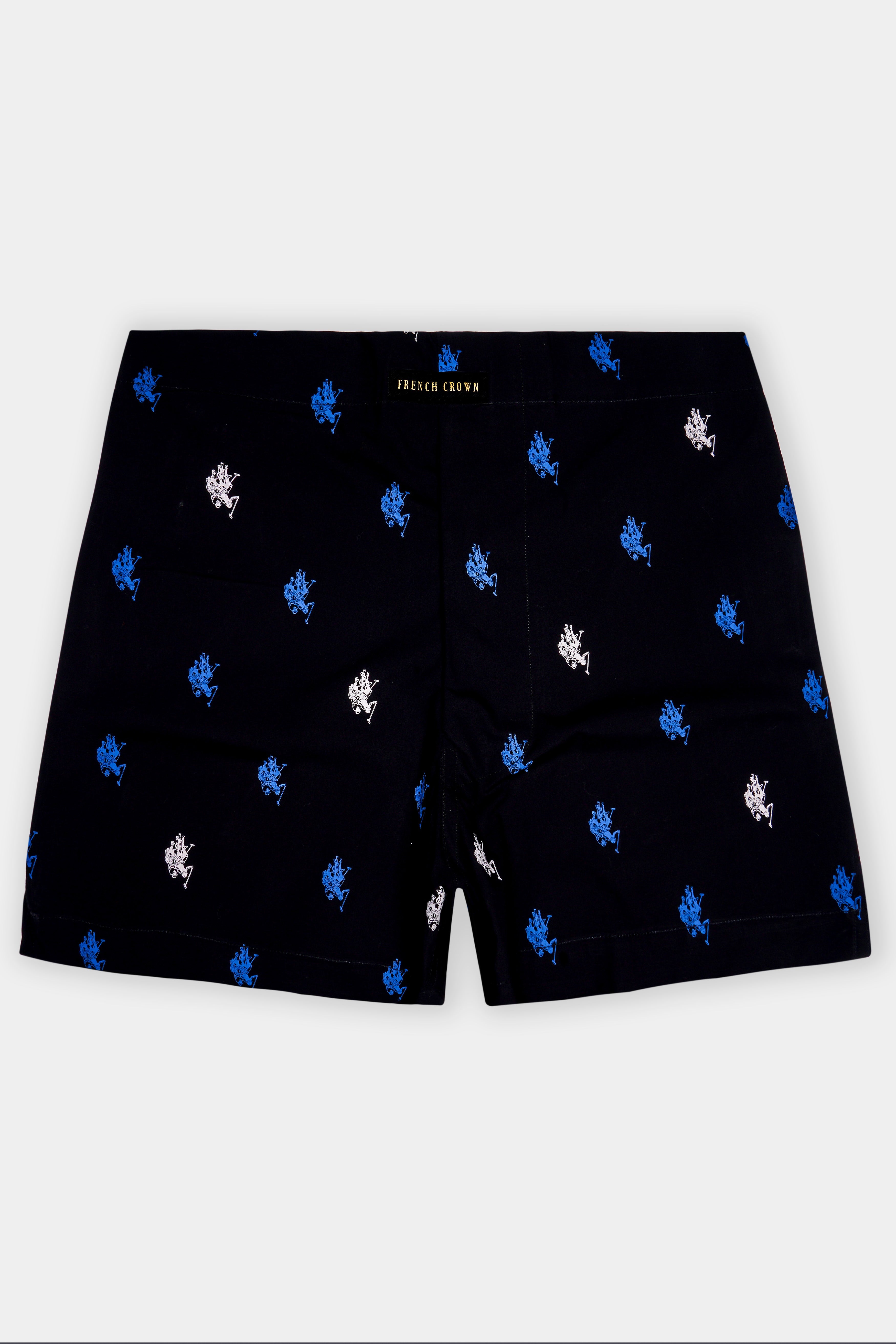 Jade Black Polo Printed Super Soft Premium Cotton Boxer