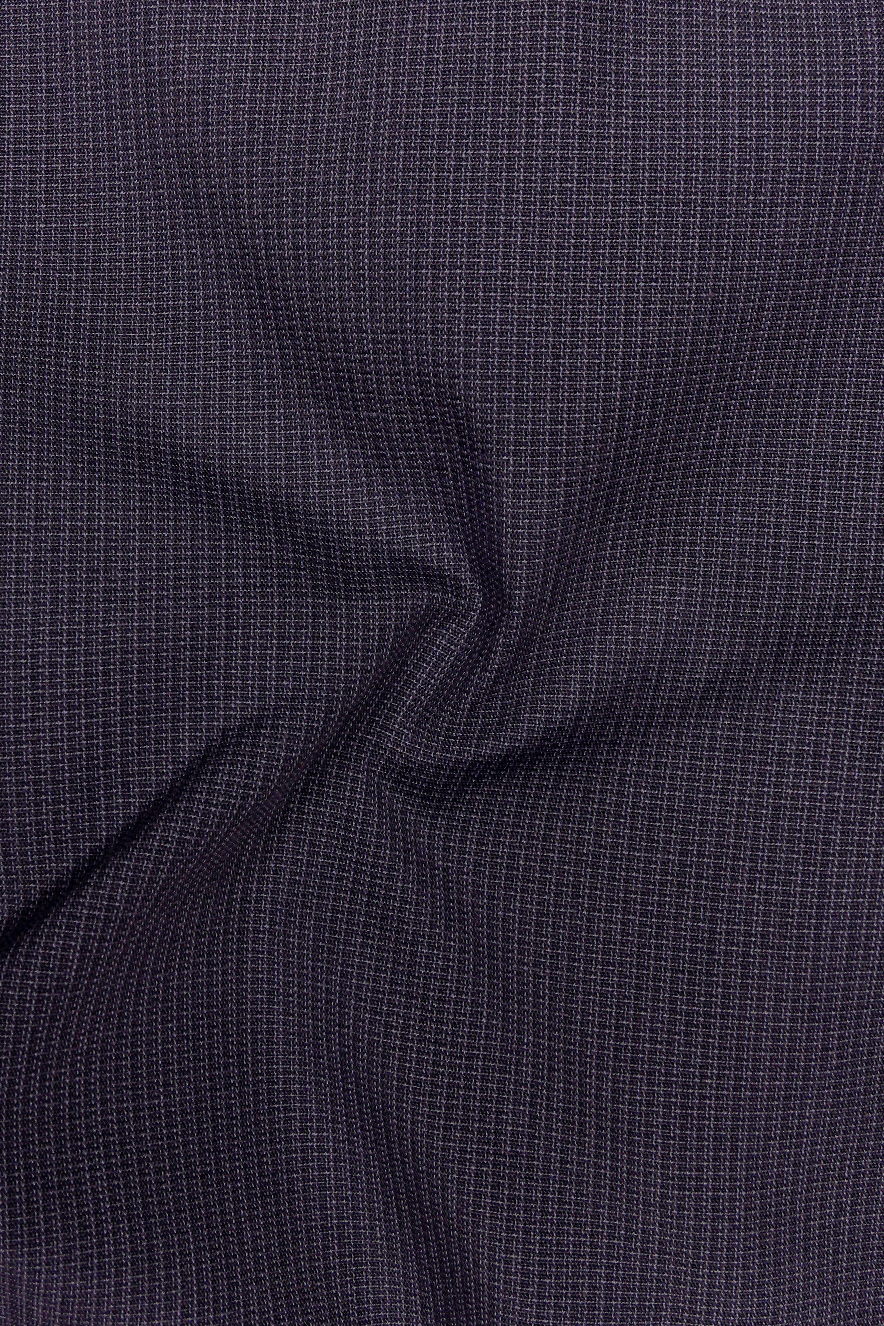 Wisteria-Bastille Purple Textured Super Soft Poplin Premium Cotton Boxer