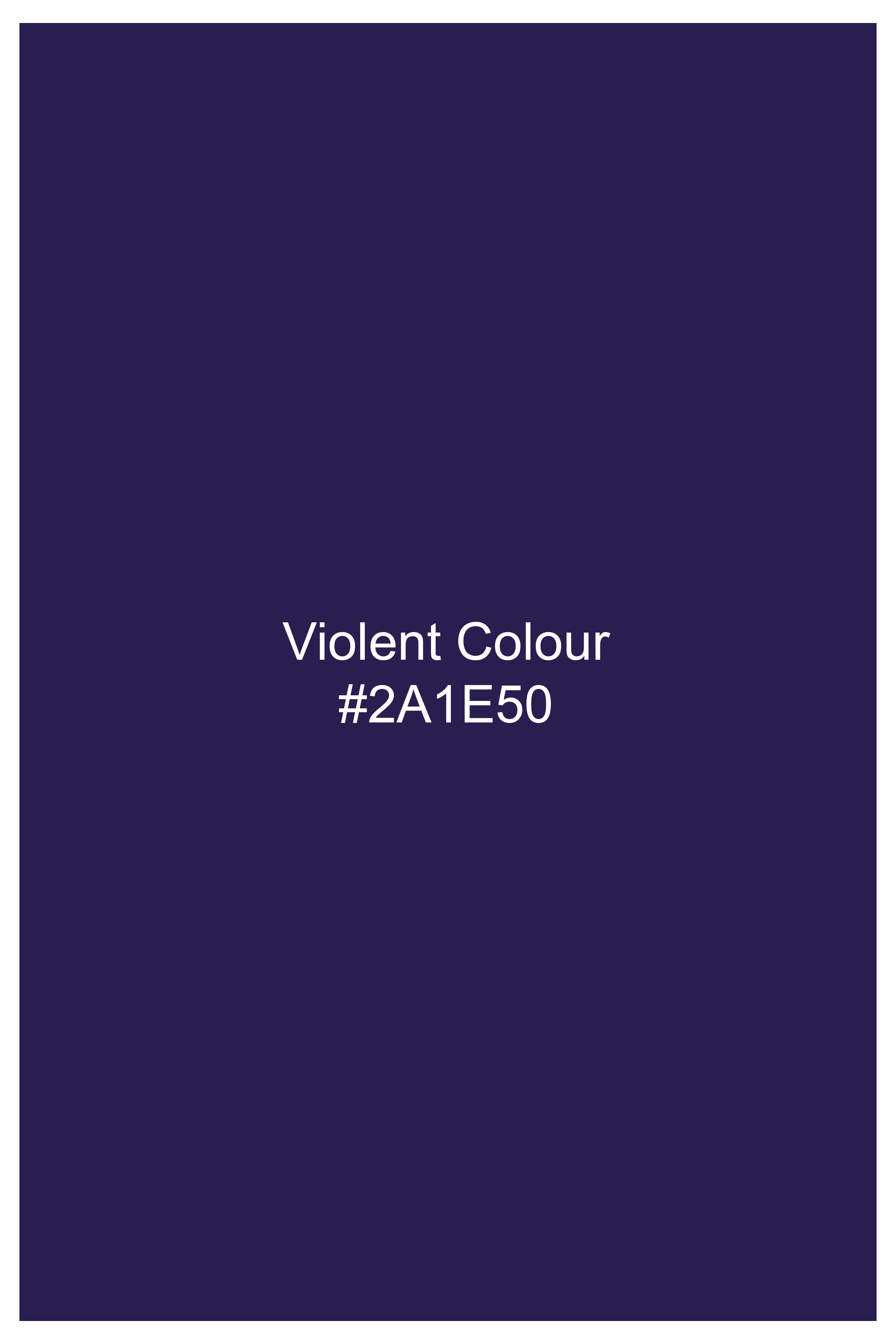 Vortex-Violent Purple Solid Super Soft Poplin Premium Cotton Boxer
