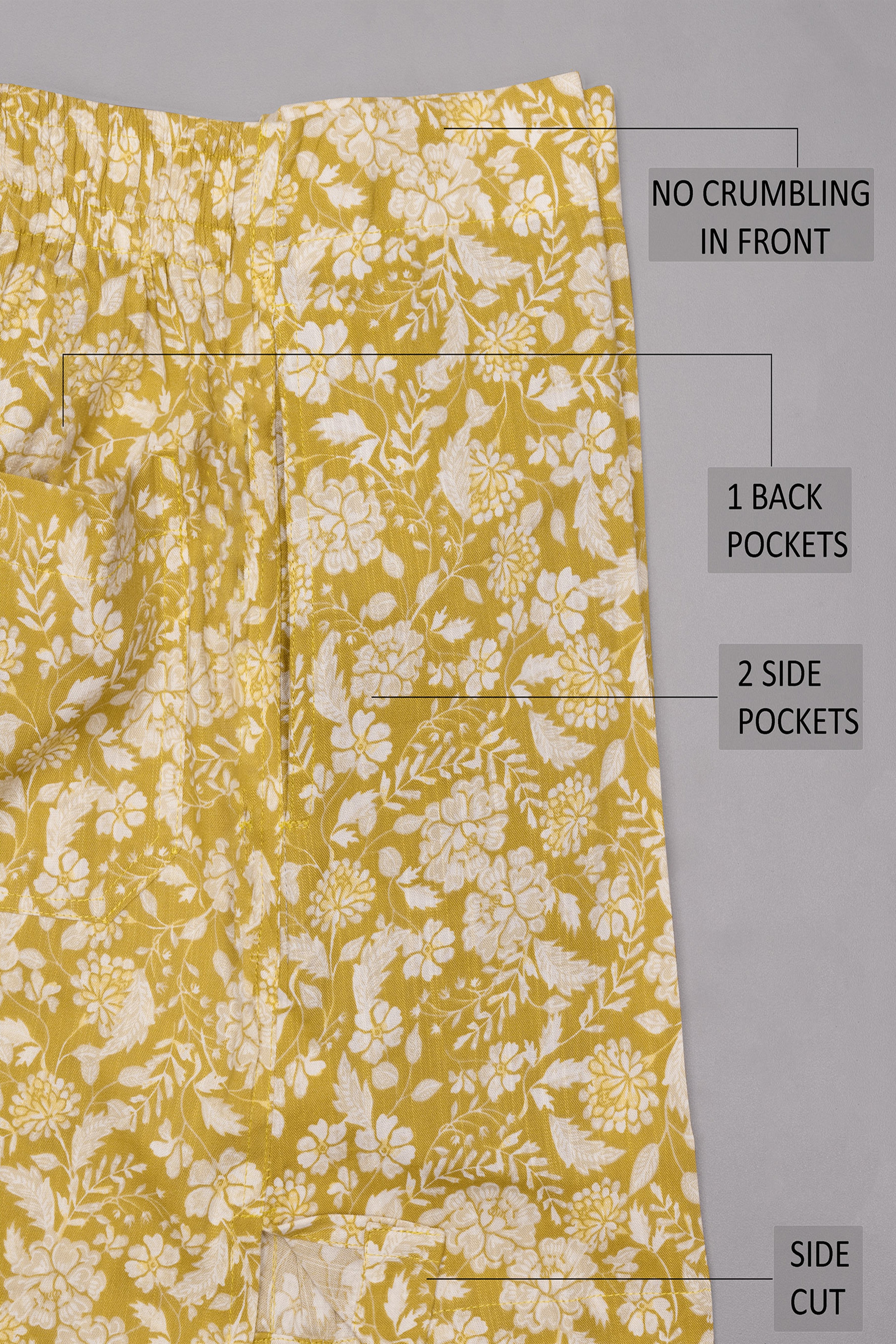 Marigold Flowers Printed Tencel Boxer