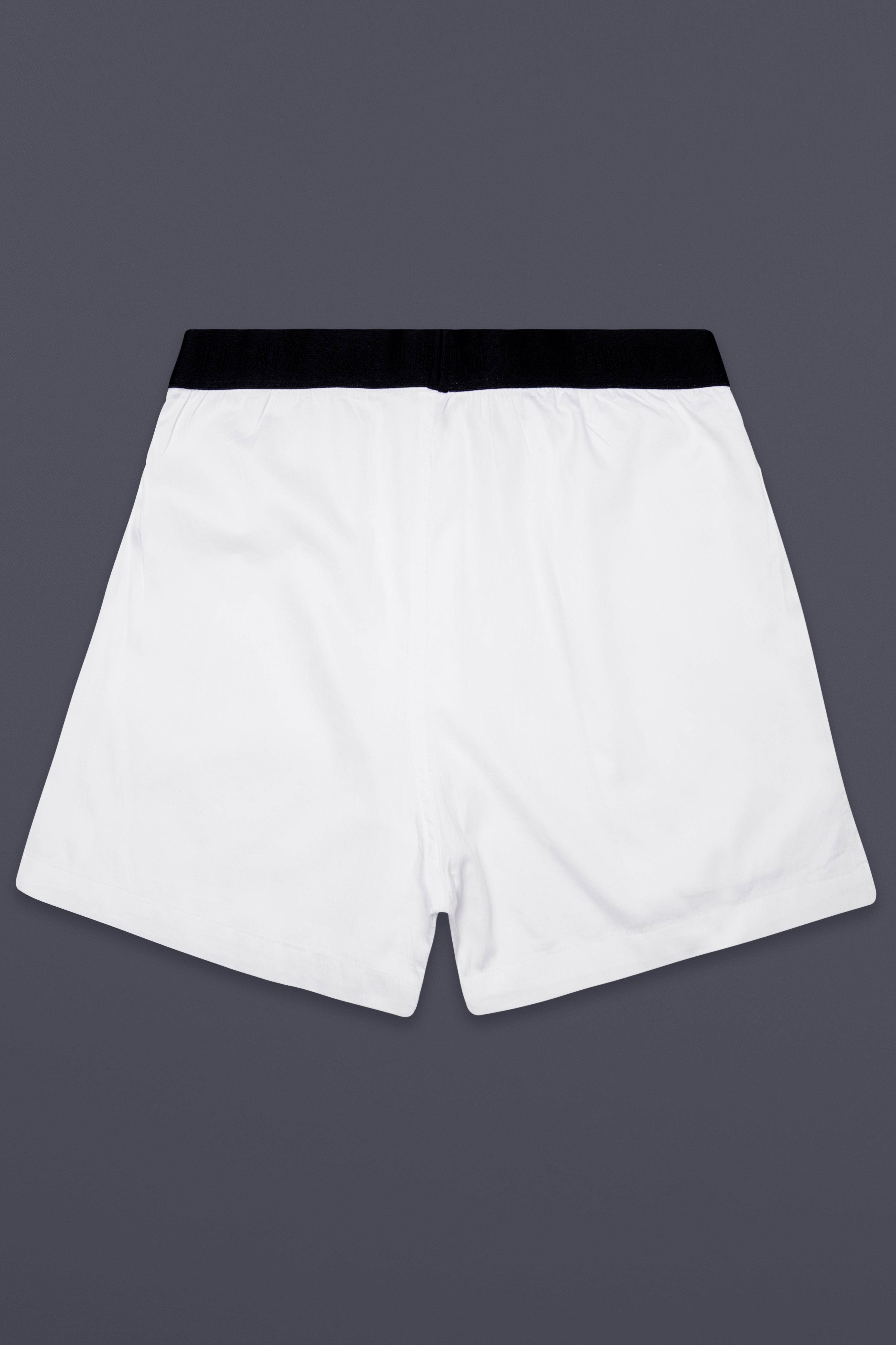Whislyn-Bright White Luxurious Linen And Bright White Premium Cotton Elastane Stretch Super Soft Boxers