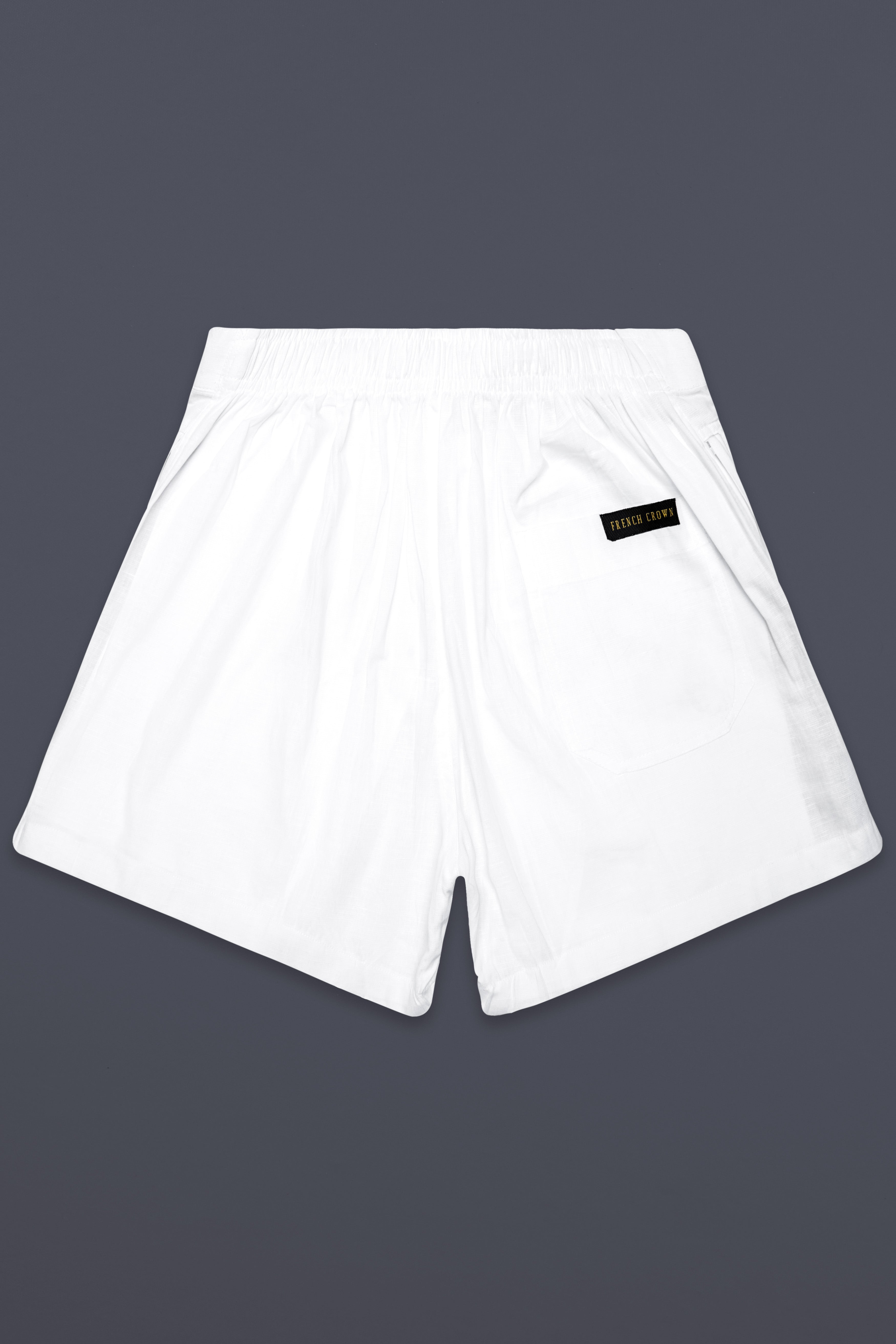 Albionis-Bright White Super Soft Luxurious Linen Boxer