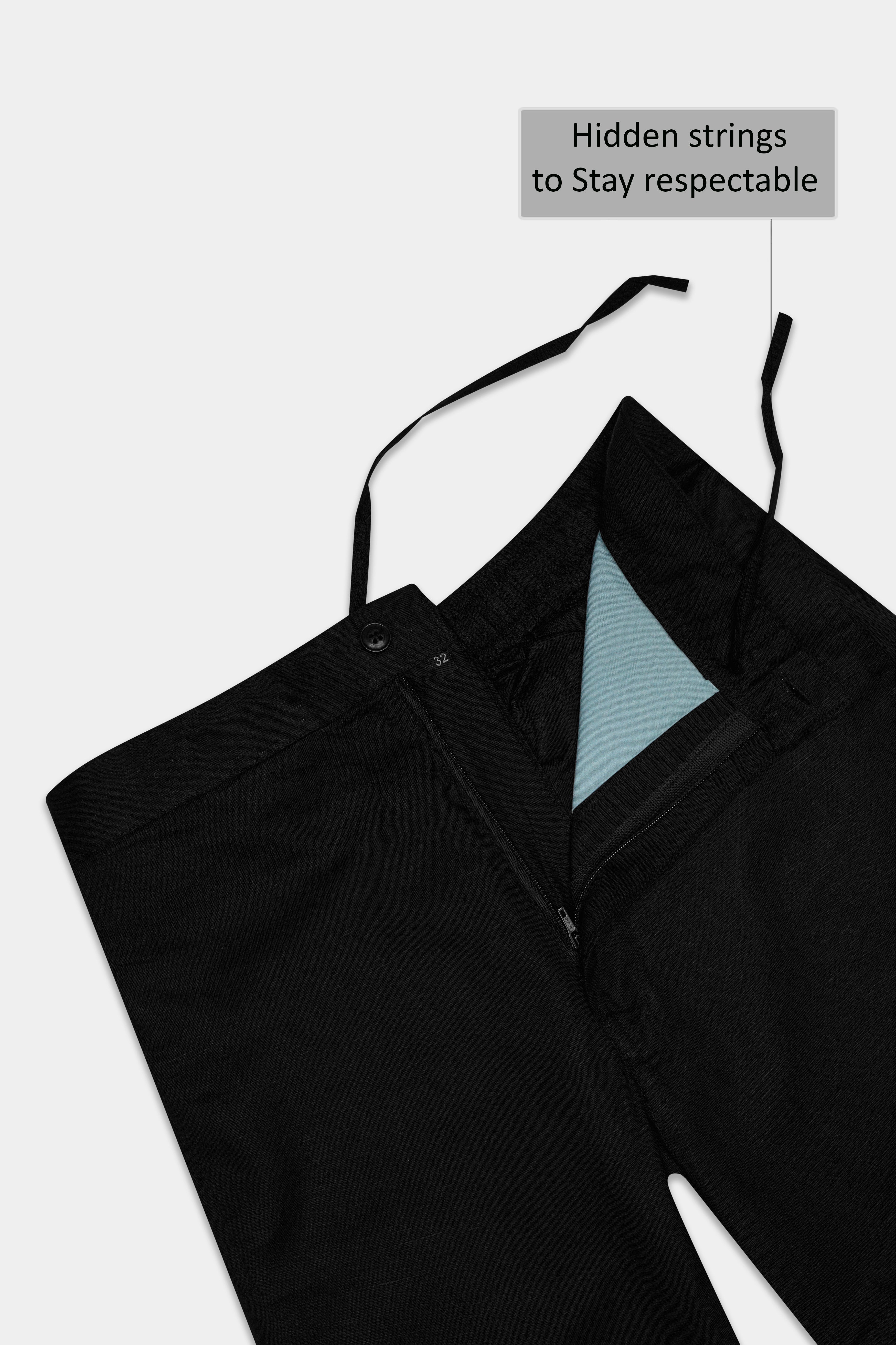 Noirflex-Jade Black Super Soft Luxurious Linen Boxer