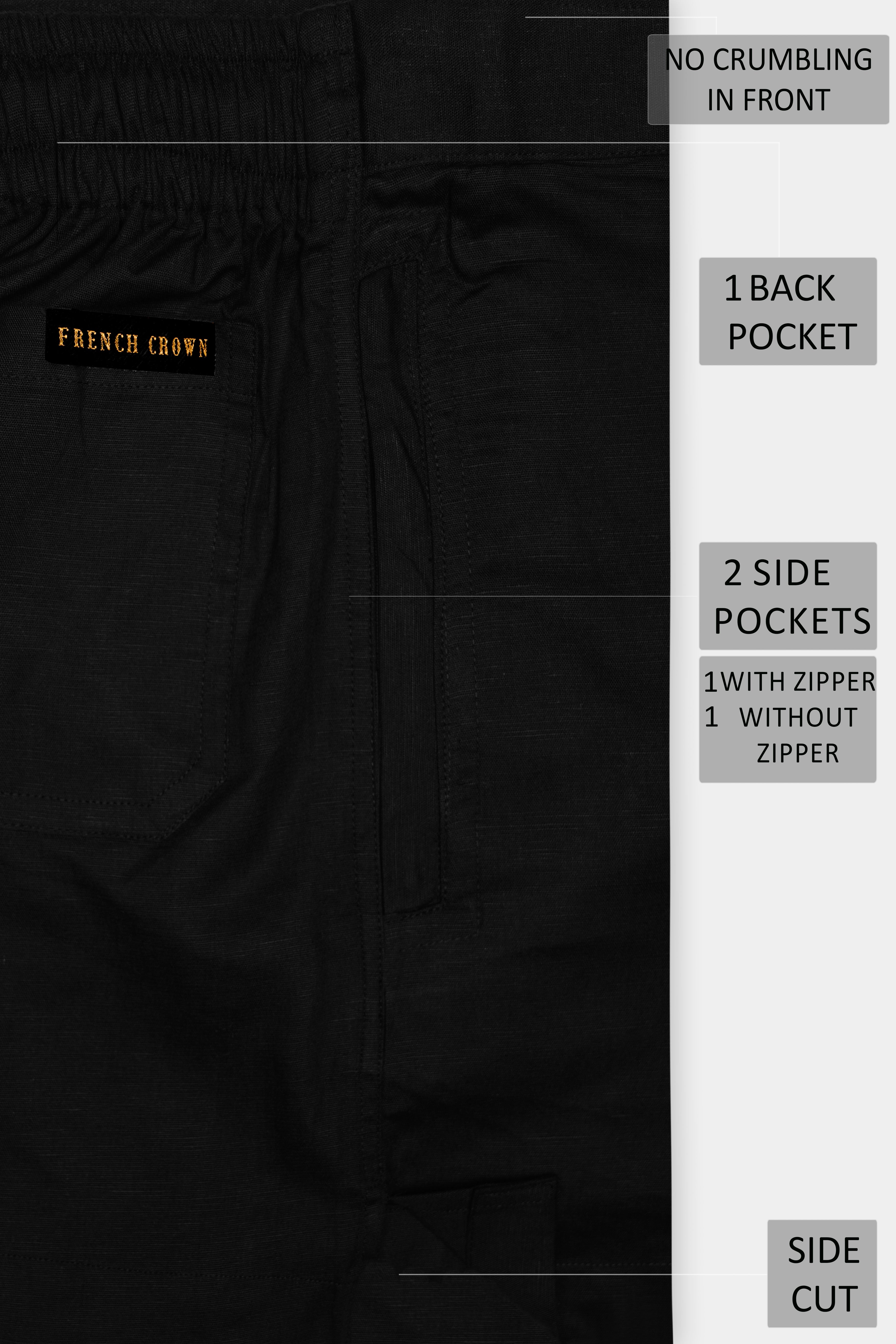 Noirflex-Jade Black Super Soft Luxurious Linen Boxer