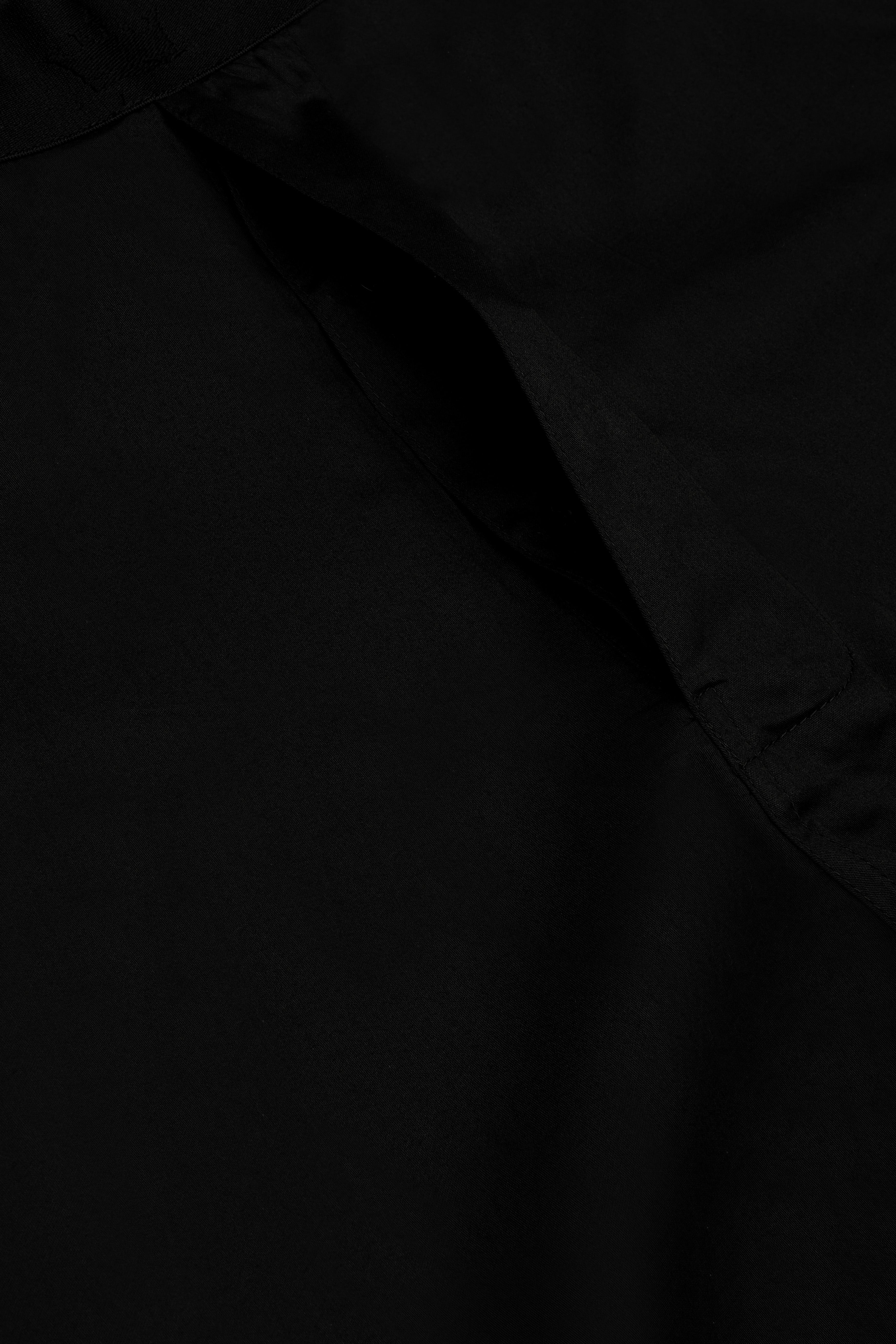 Jaduxe-Jade Black Premium Cotton And Jade Black Luxurious Linen Elastane Stretch Super Soft Boxers