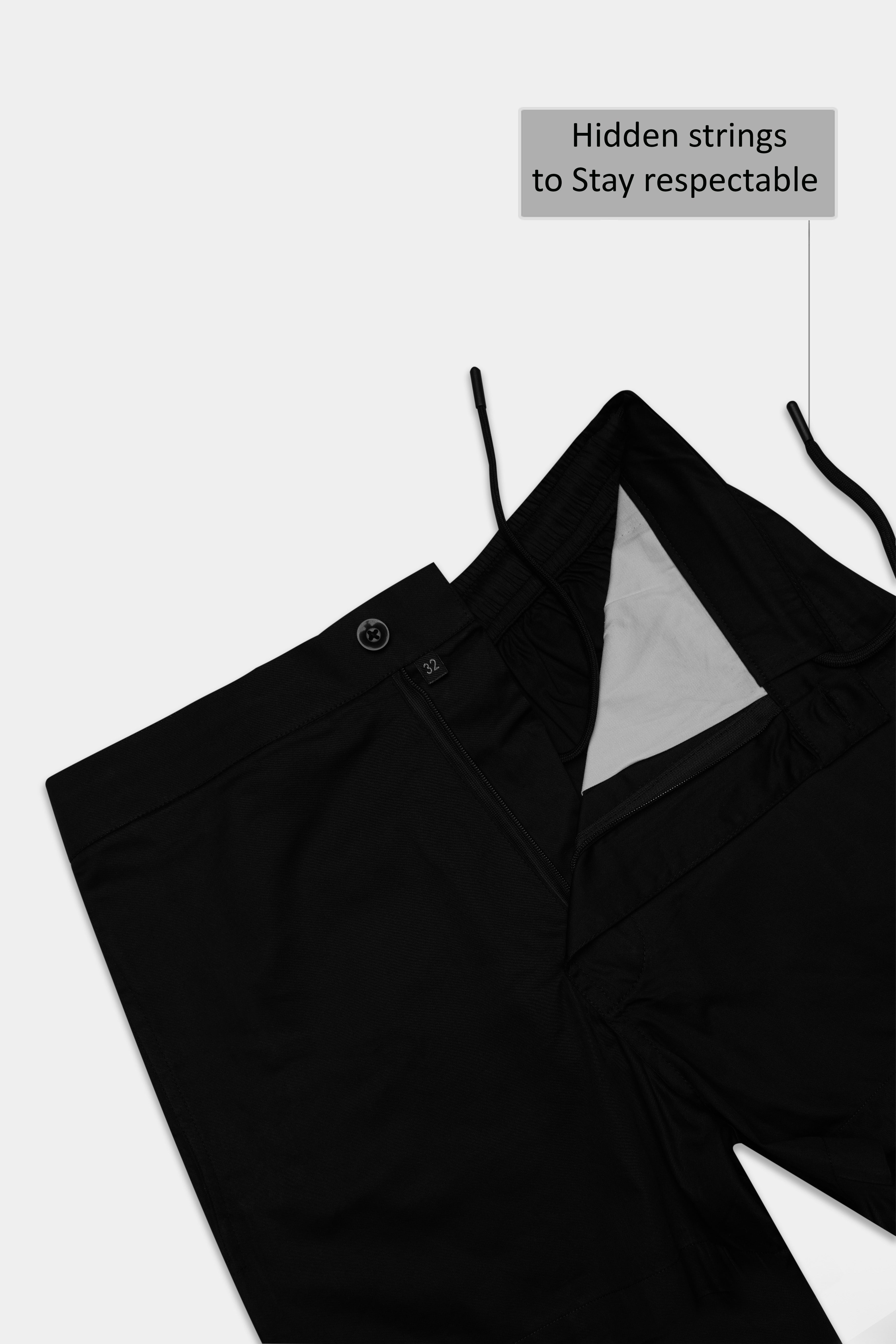 Noirflex-Jade Black Subtle Sheen Super Soft Premium Cotton Boxer