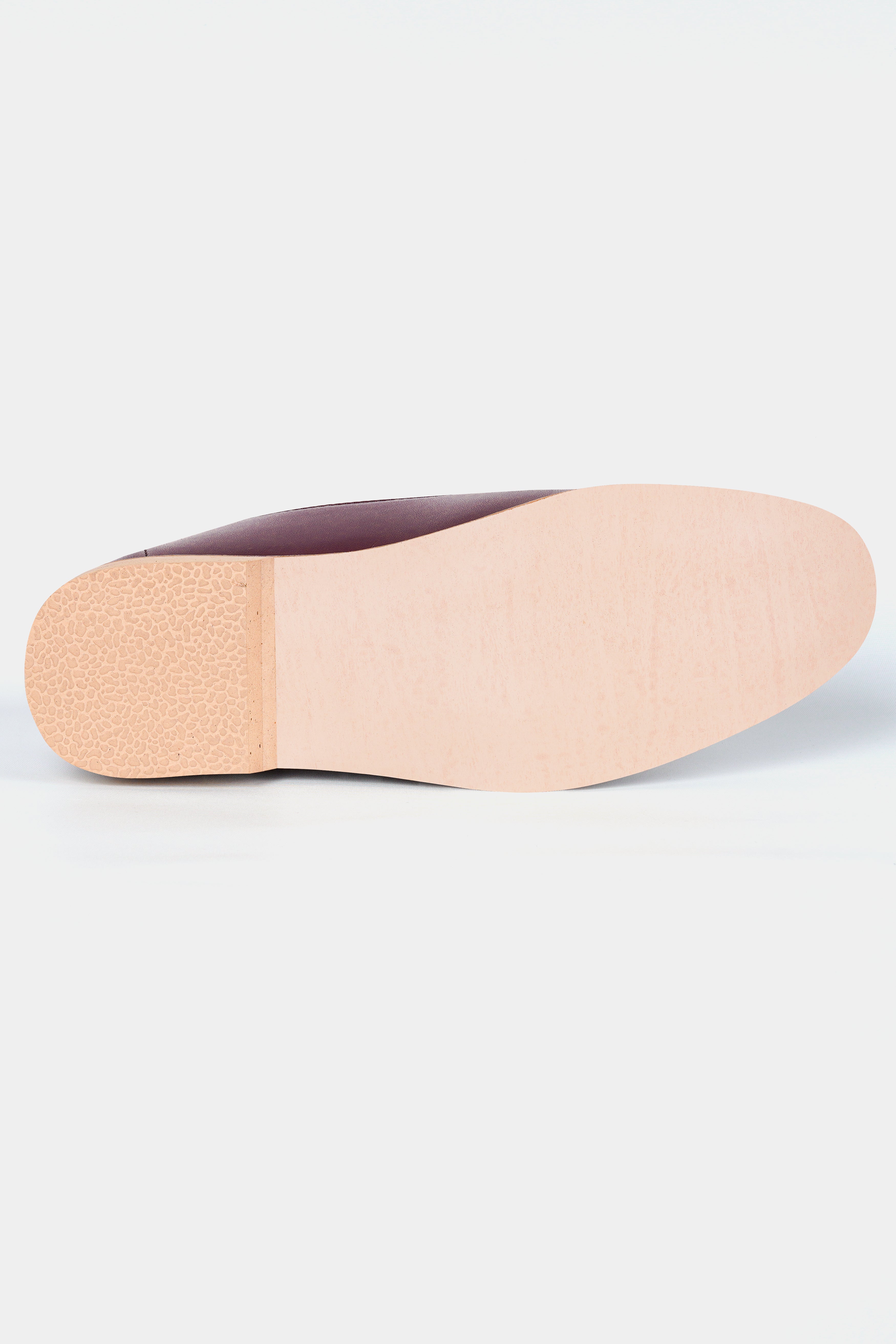 Wine Vegan Leather Hand Stitched Mojri Slip-On Shoes FT141-6, FT141-7, FT141-8, FT141-9, FT141-10, FT141-11