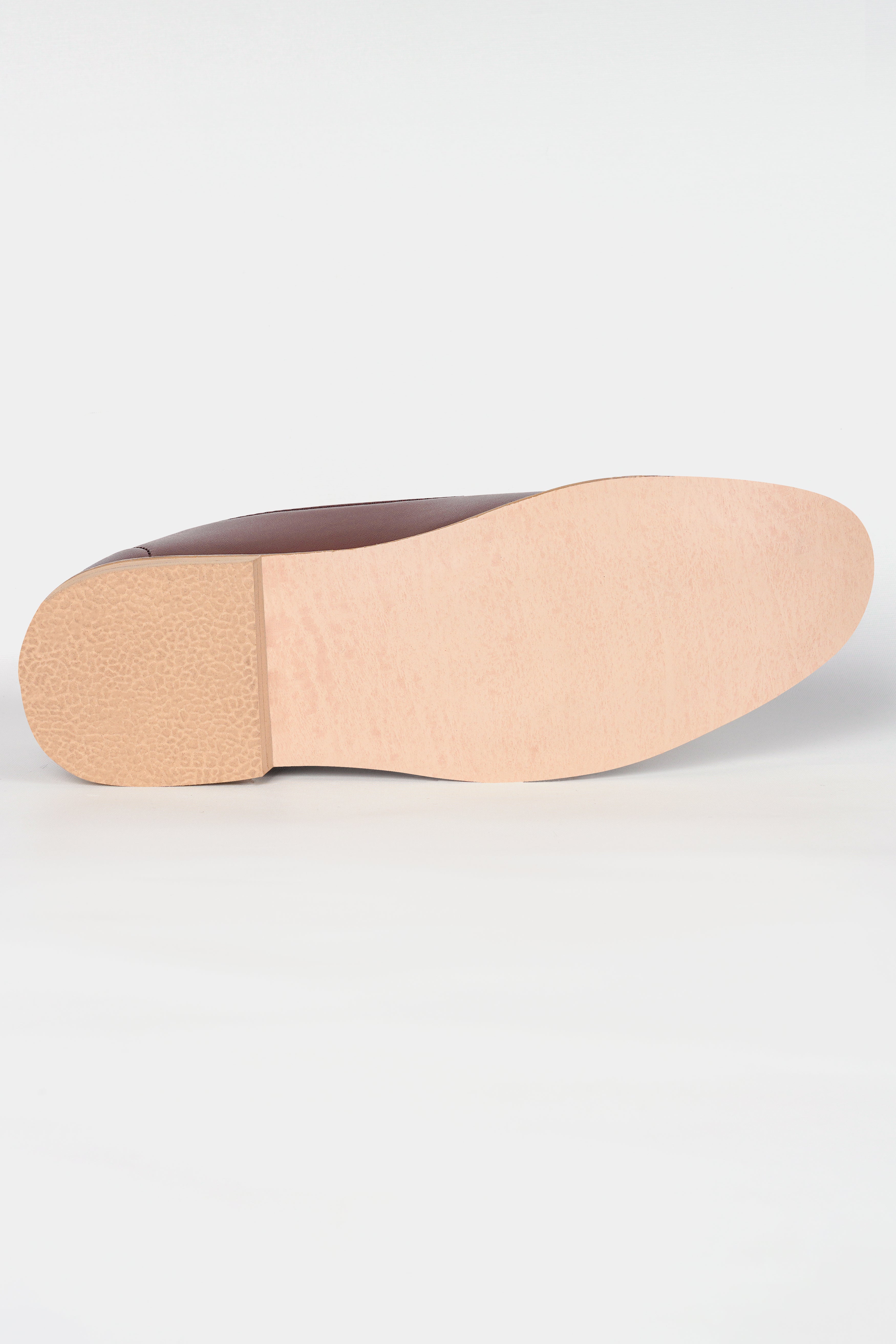 Brown Vegan Leather Hand Stitched Jutis FT151-6, FT151-7, FT151-8, FT151-9, FT151-10, FT151-11