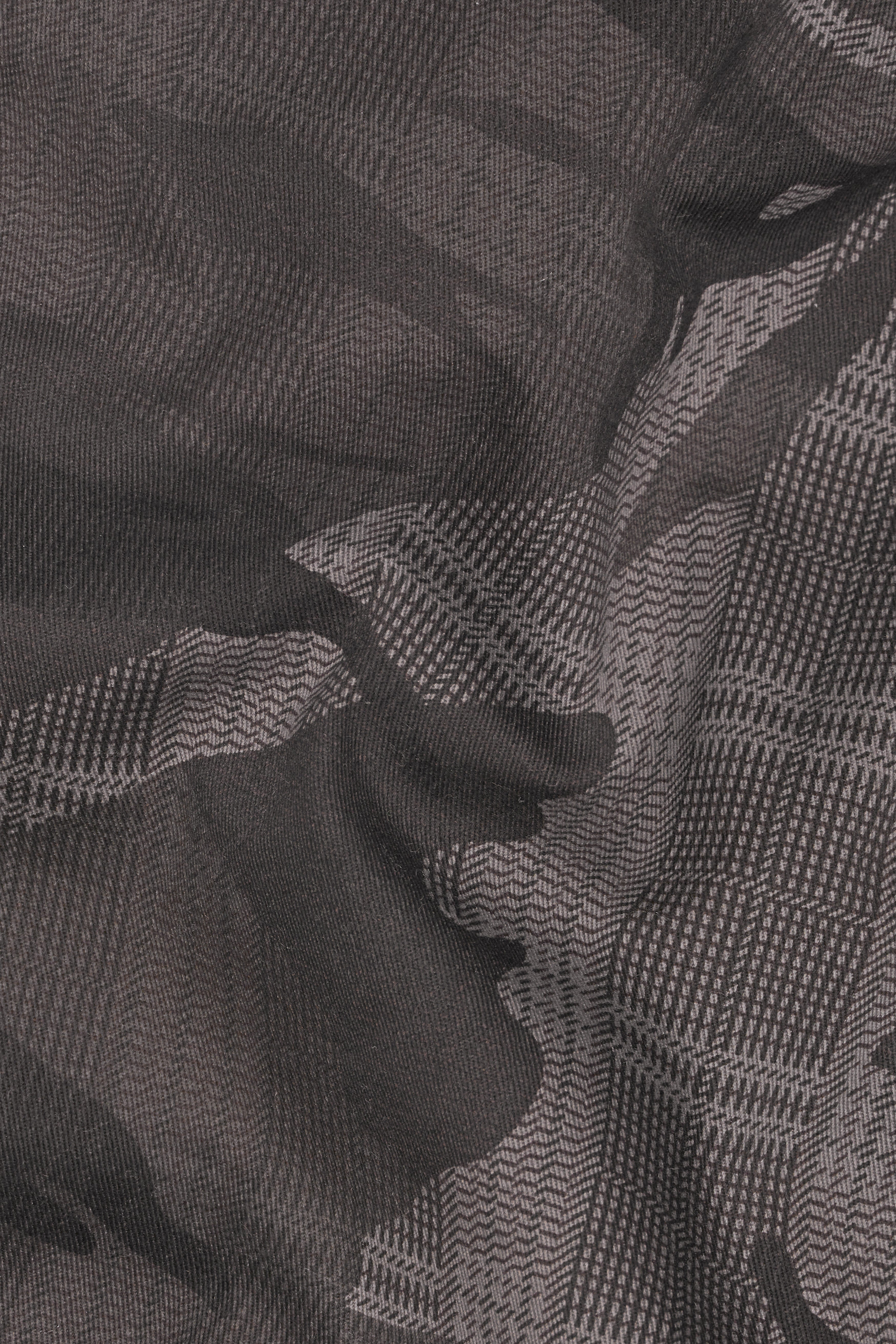 Ironside Gray with Thunder Black Checkered with Camouflage Printed Cargo Denim J249-30, J249-32, J249-34, J249-36, J249-38, J249-40