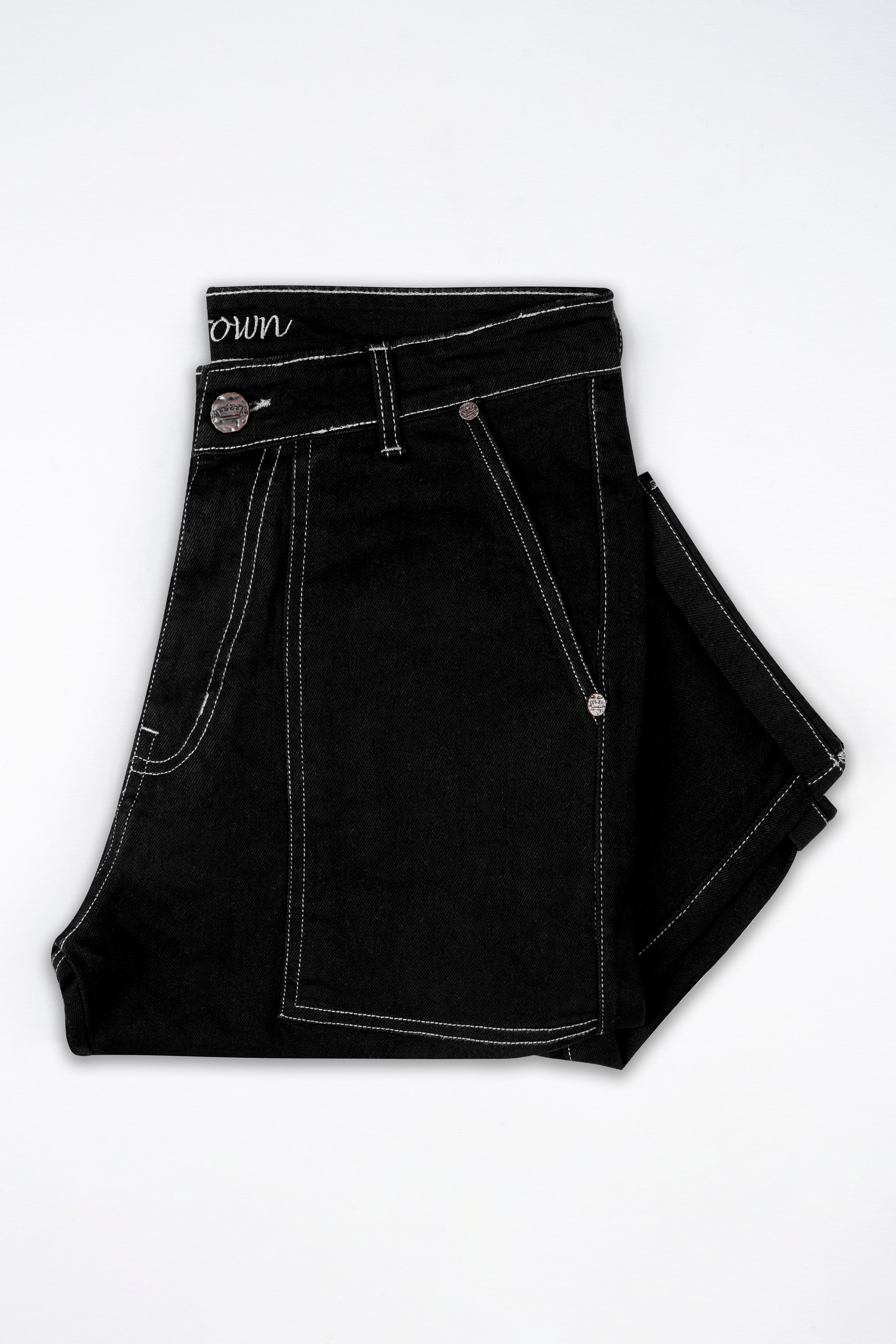 Jade Black Rinse Wash Cargo Denim J254-30, J254-32, J254-34, J254-36, J254-38, J254-40