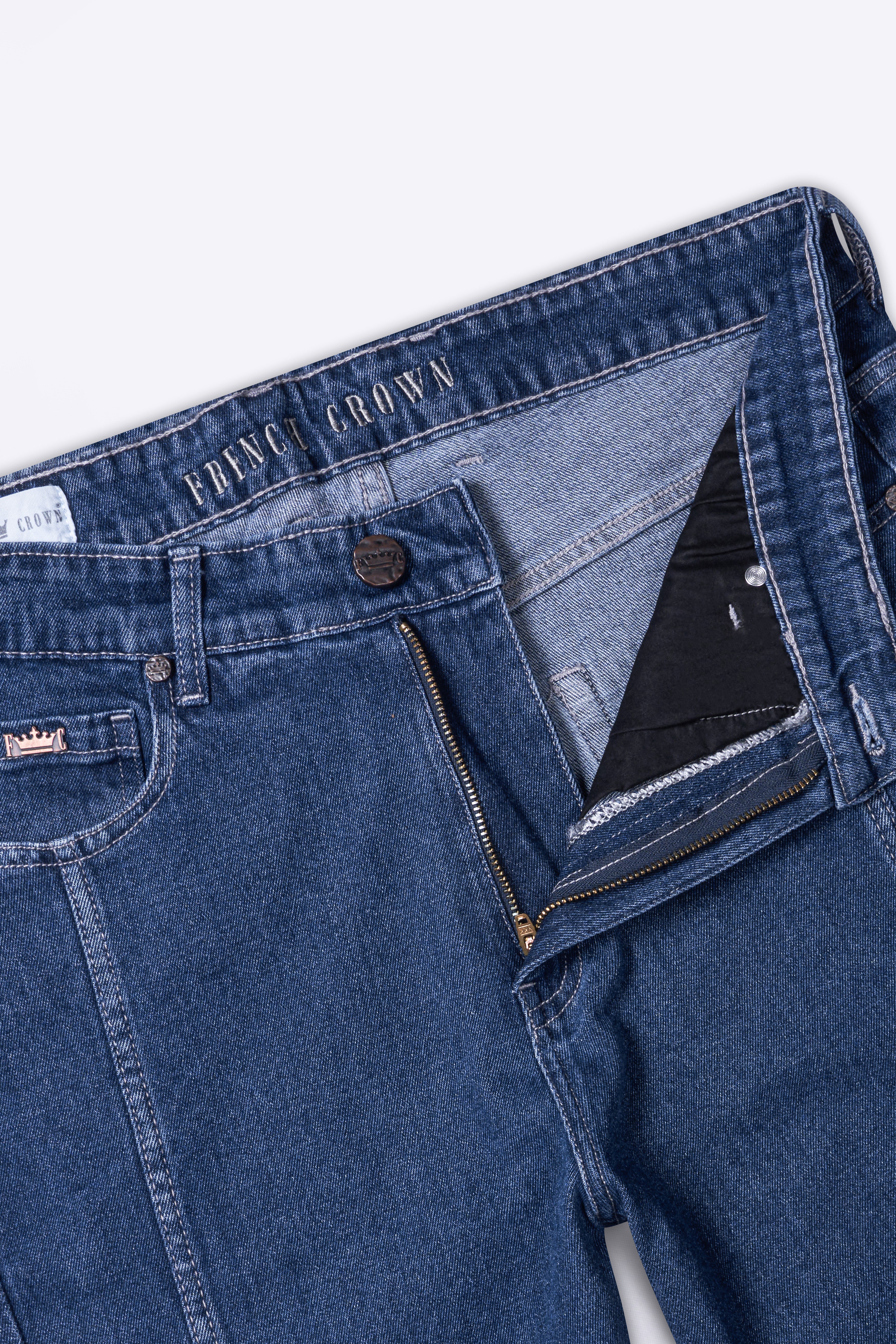 Gun Powder Blue Rinse Wash Denim J267-30, J267-32, J267-34, J267-36, J267-38, J267-40