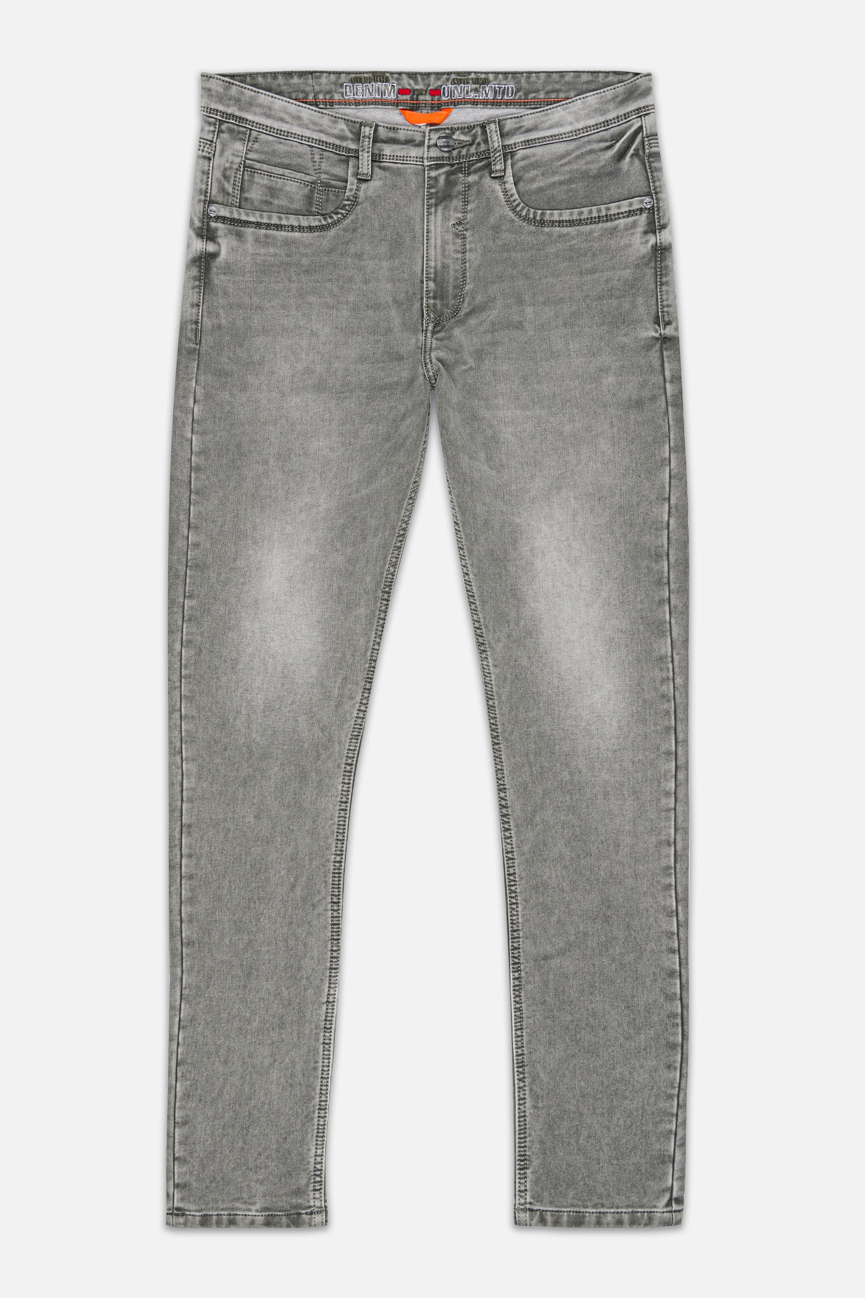 Dusty Gray Stone Wash Denim