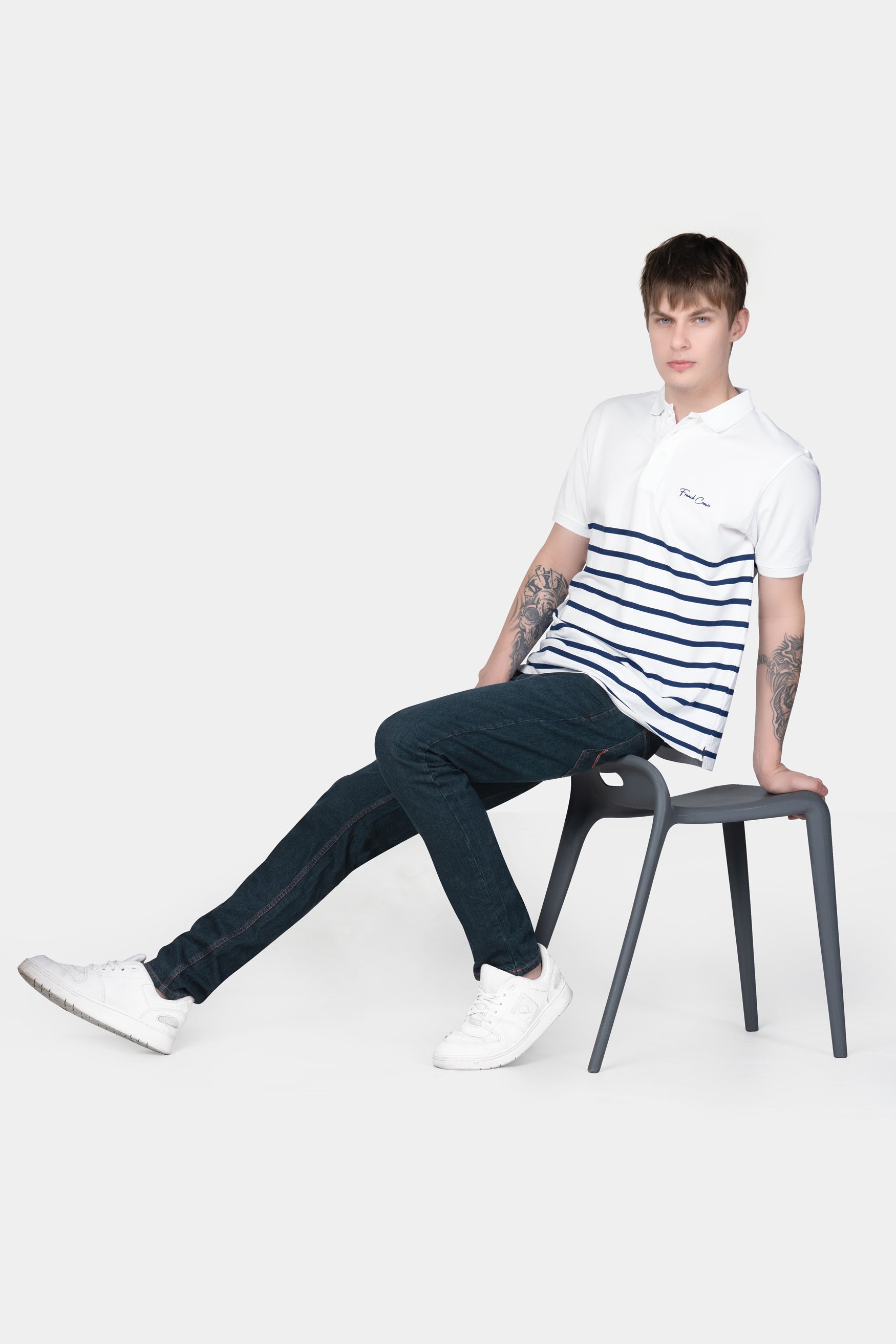 Ebony Clay Blue Rinse Wash Denim