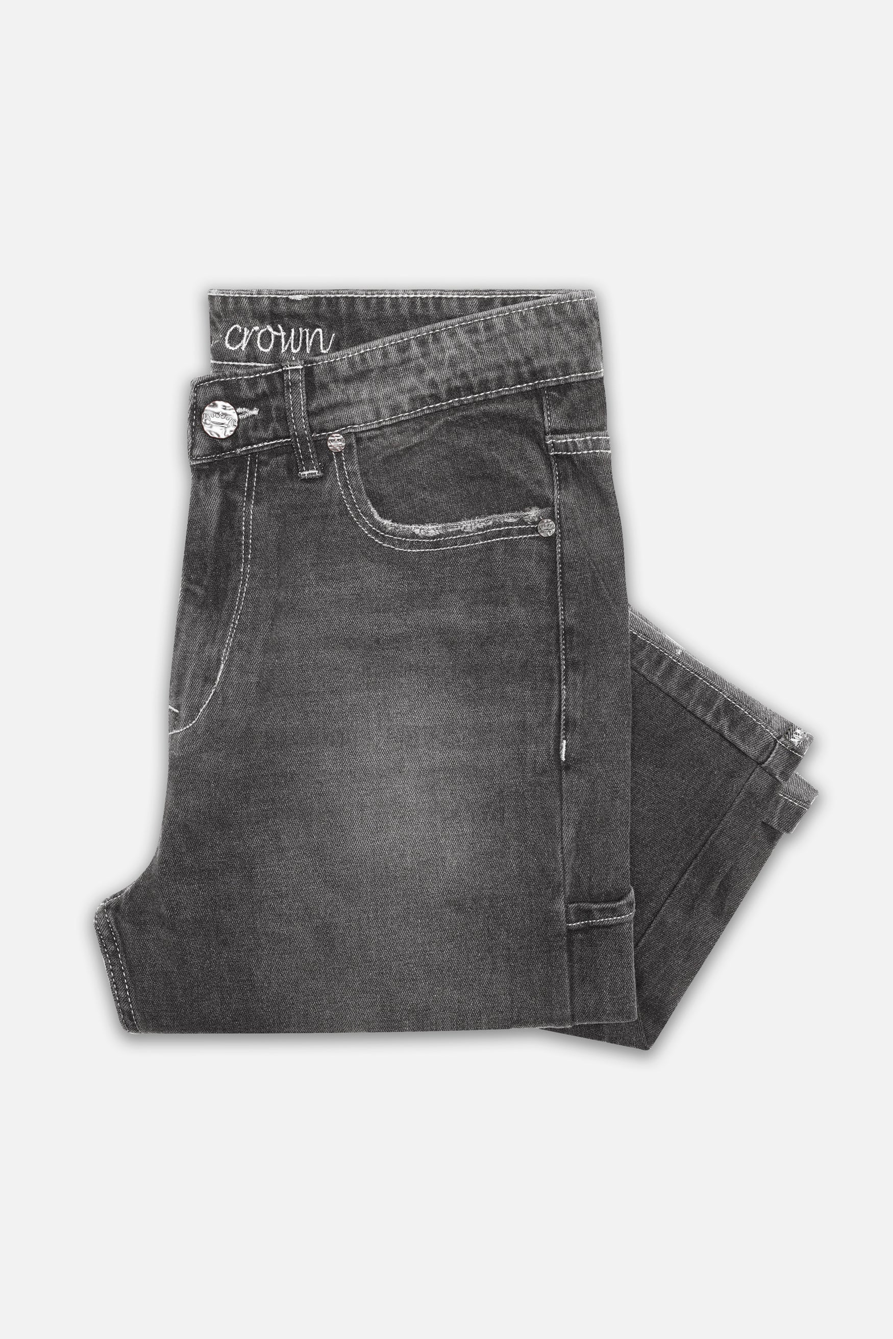 Gravel Gray Stone Wash Denim