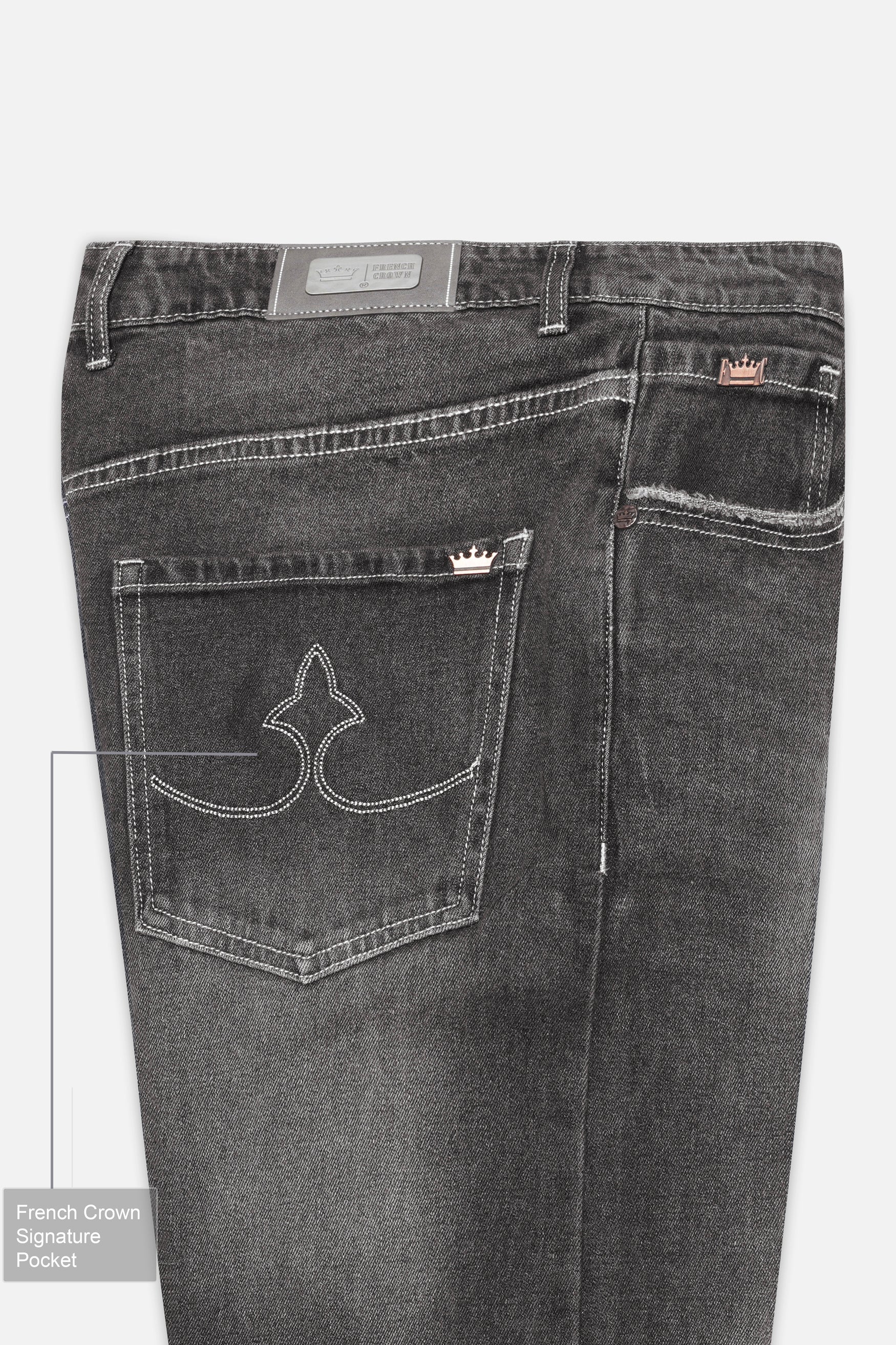 Gravel Gray Stone Wash Denim