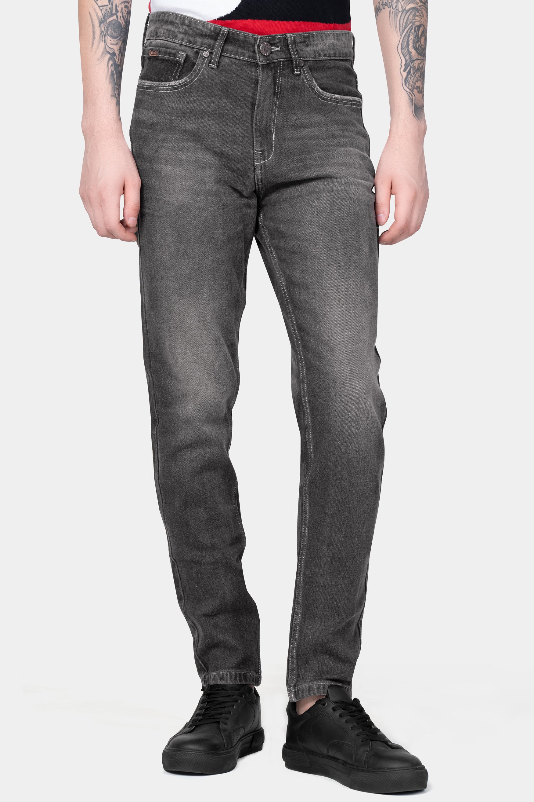 Gravel Gray Stone Wash Denim