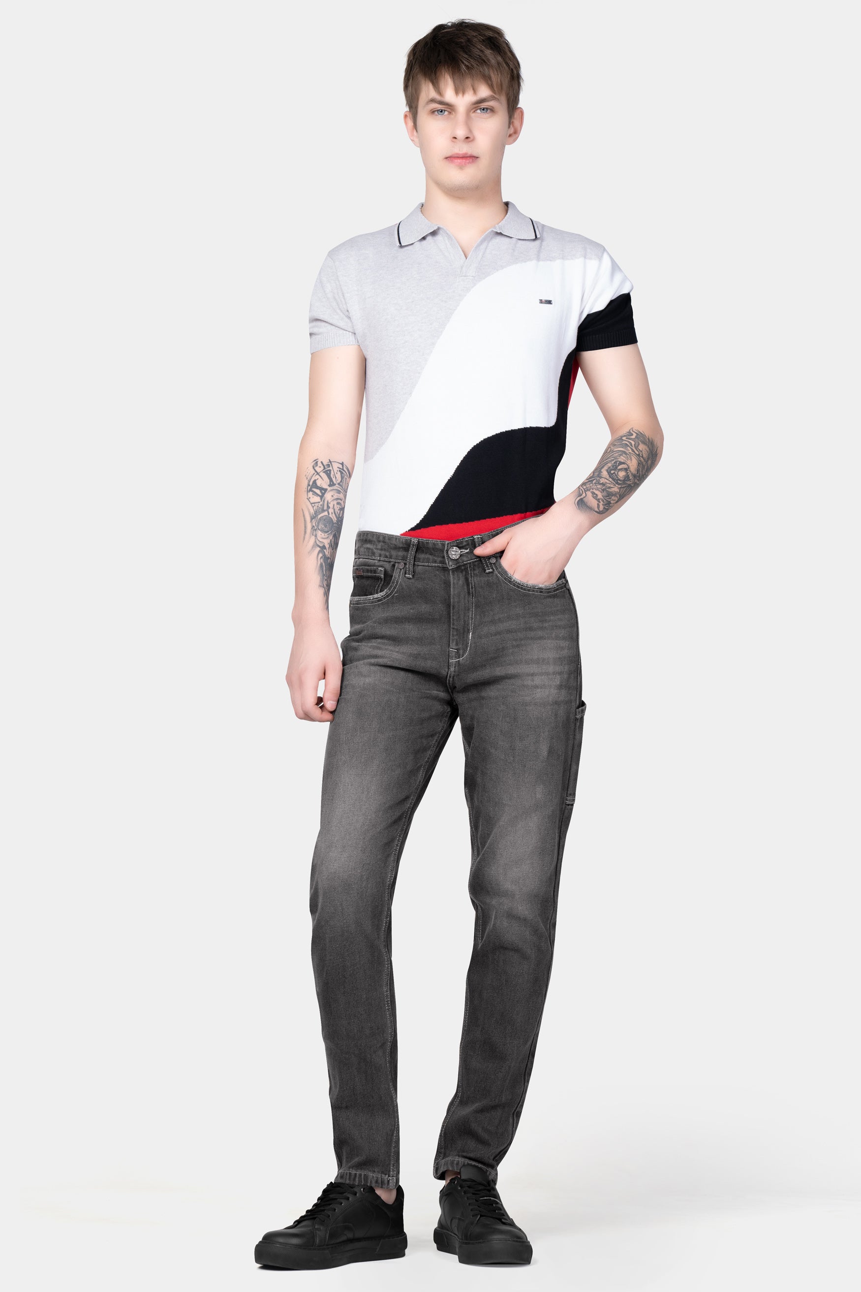Gravel Gray Stone Wash Denim