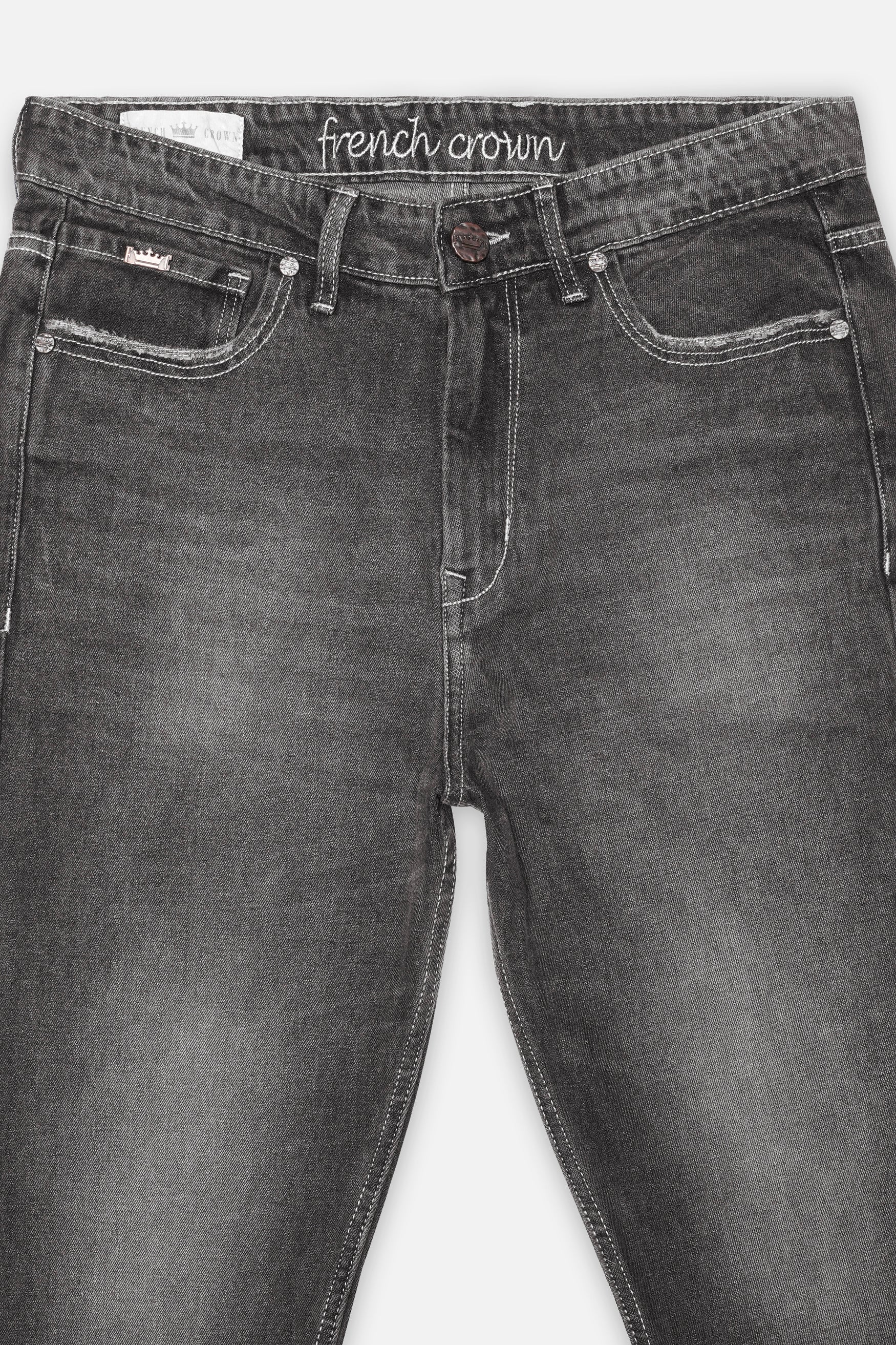 Gravel Gray Stone Wash Denim