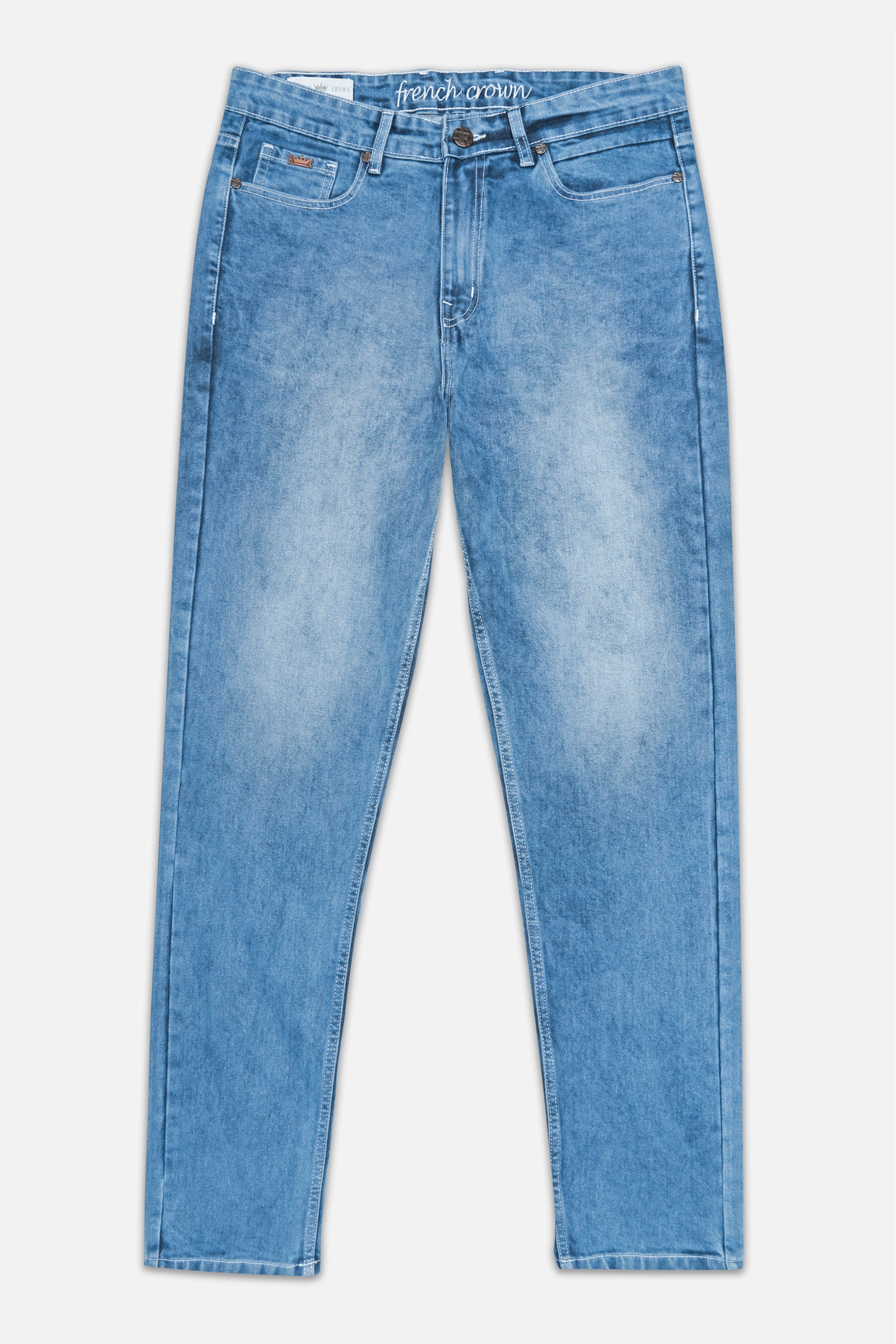Moonstone Blue Stone Wash Denim
