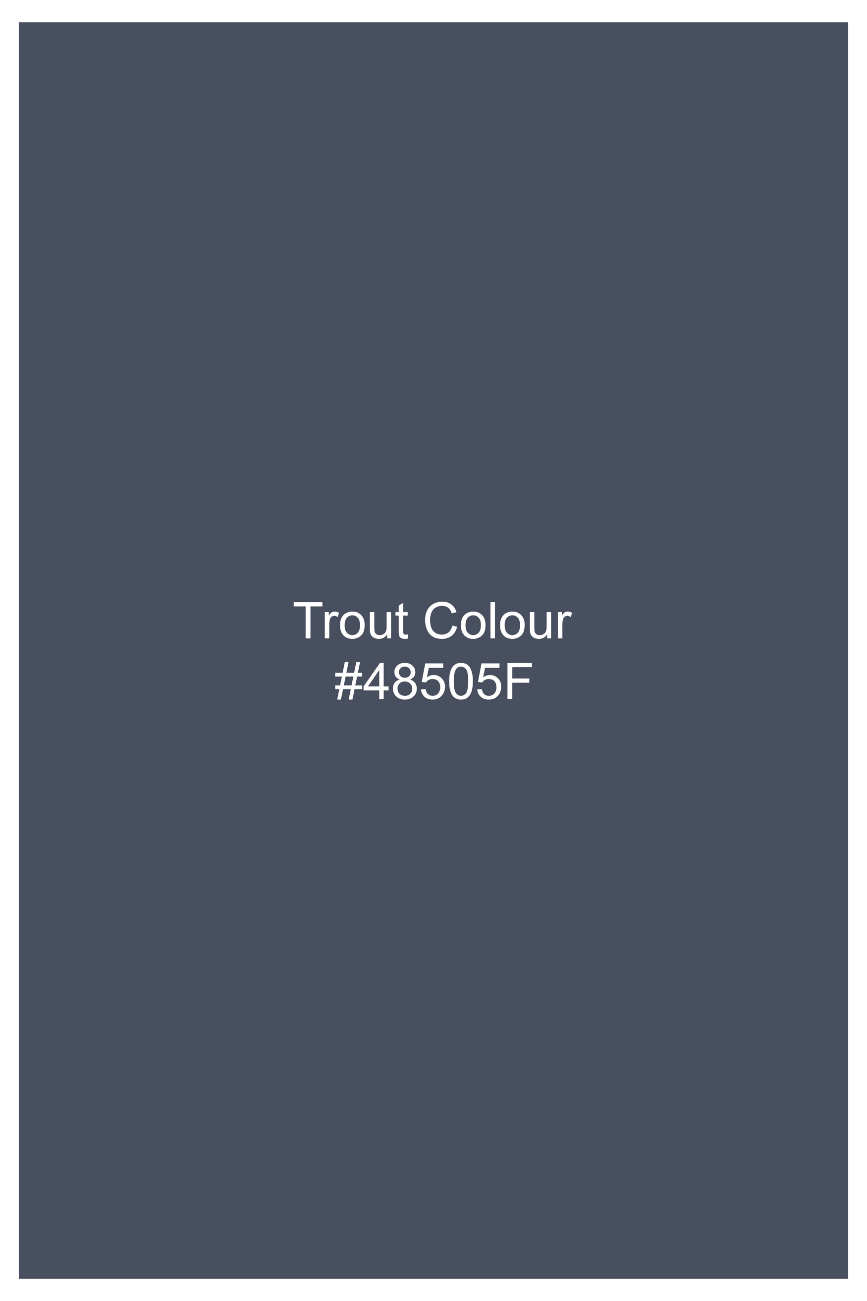 Trout Blue Whiskering Wash Stretchable Denim