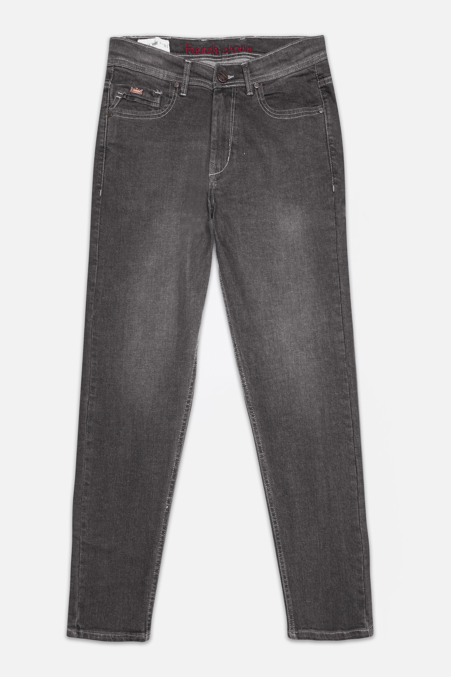 Emperor Gray Stone Wash Denim