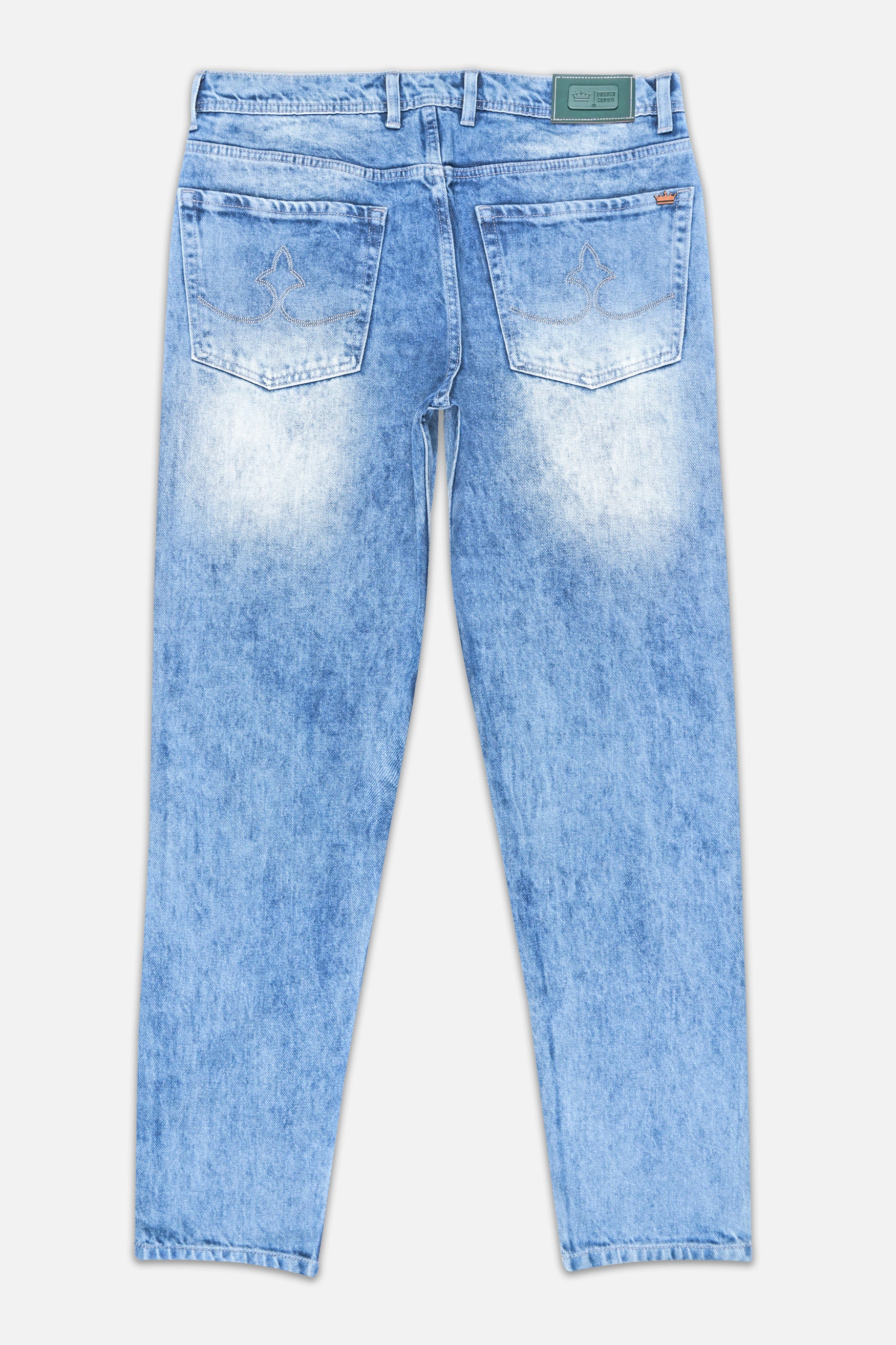Glacier Blue Washed Denim