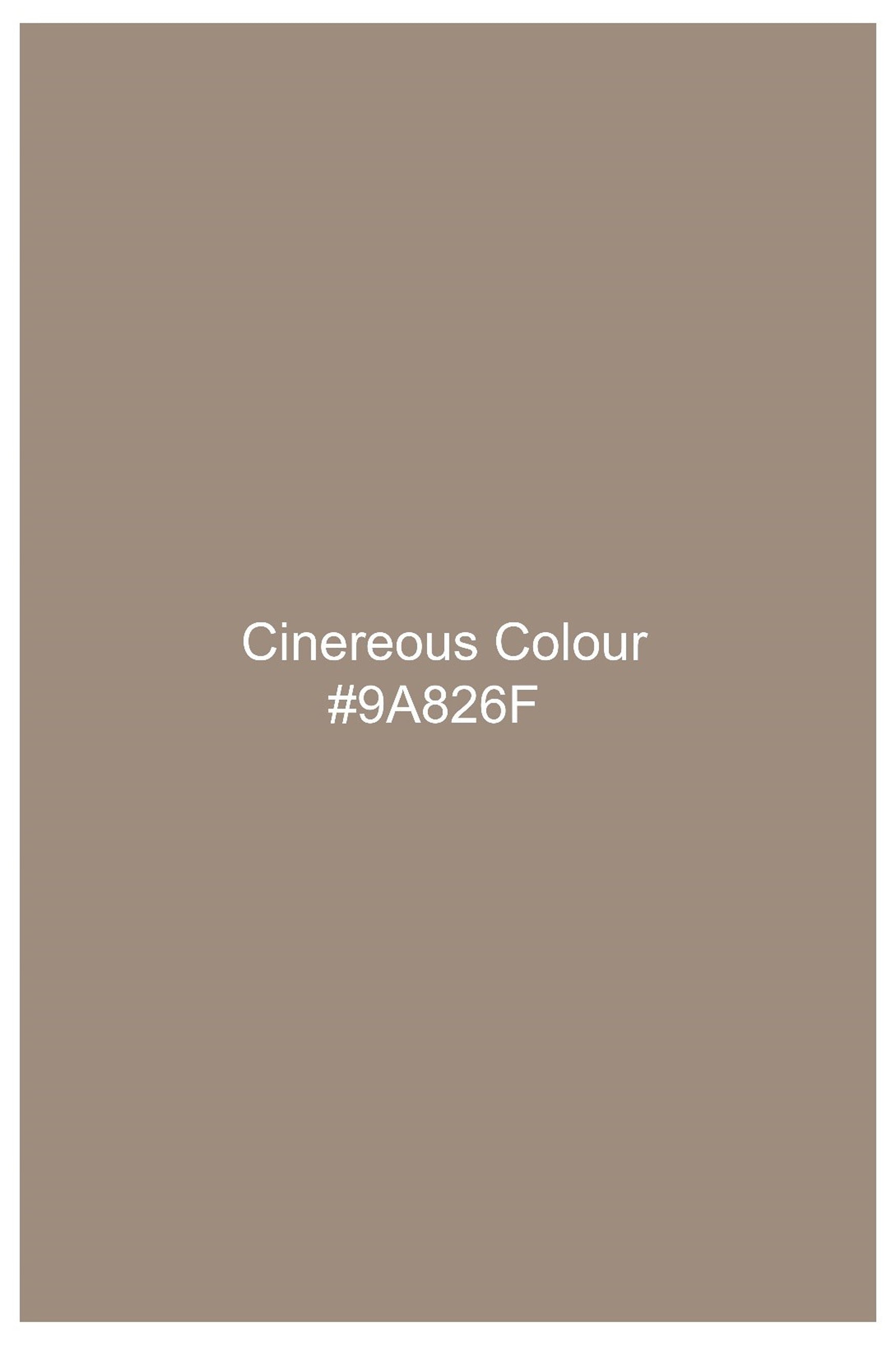 Cinereous Brown Stone Wash Denim